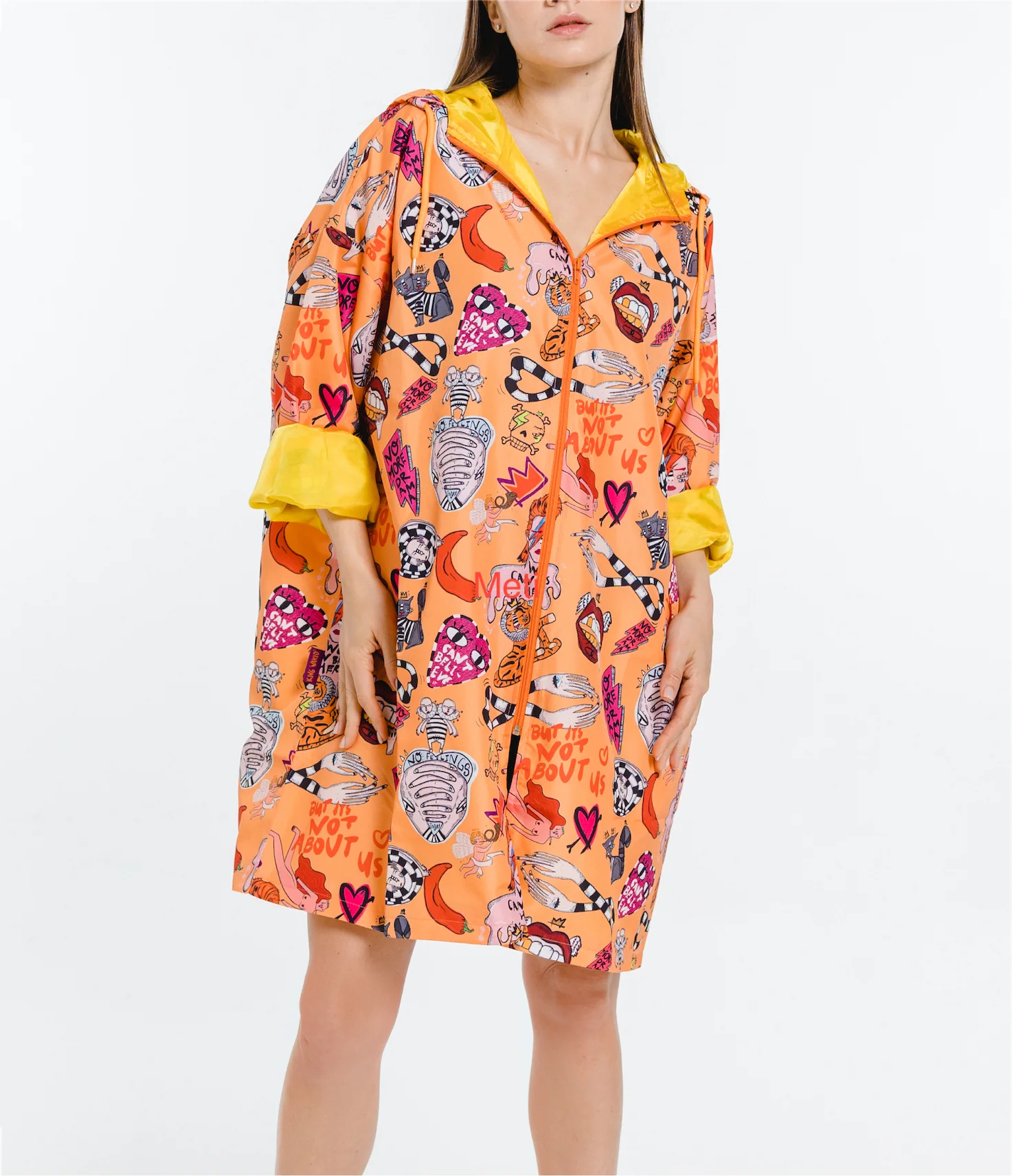 Not About Us Oversize Yağmurluk