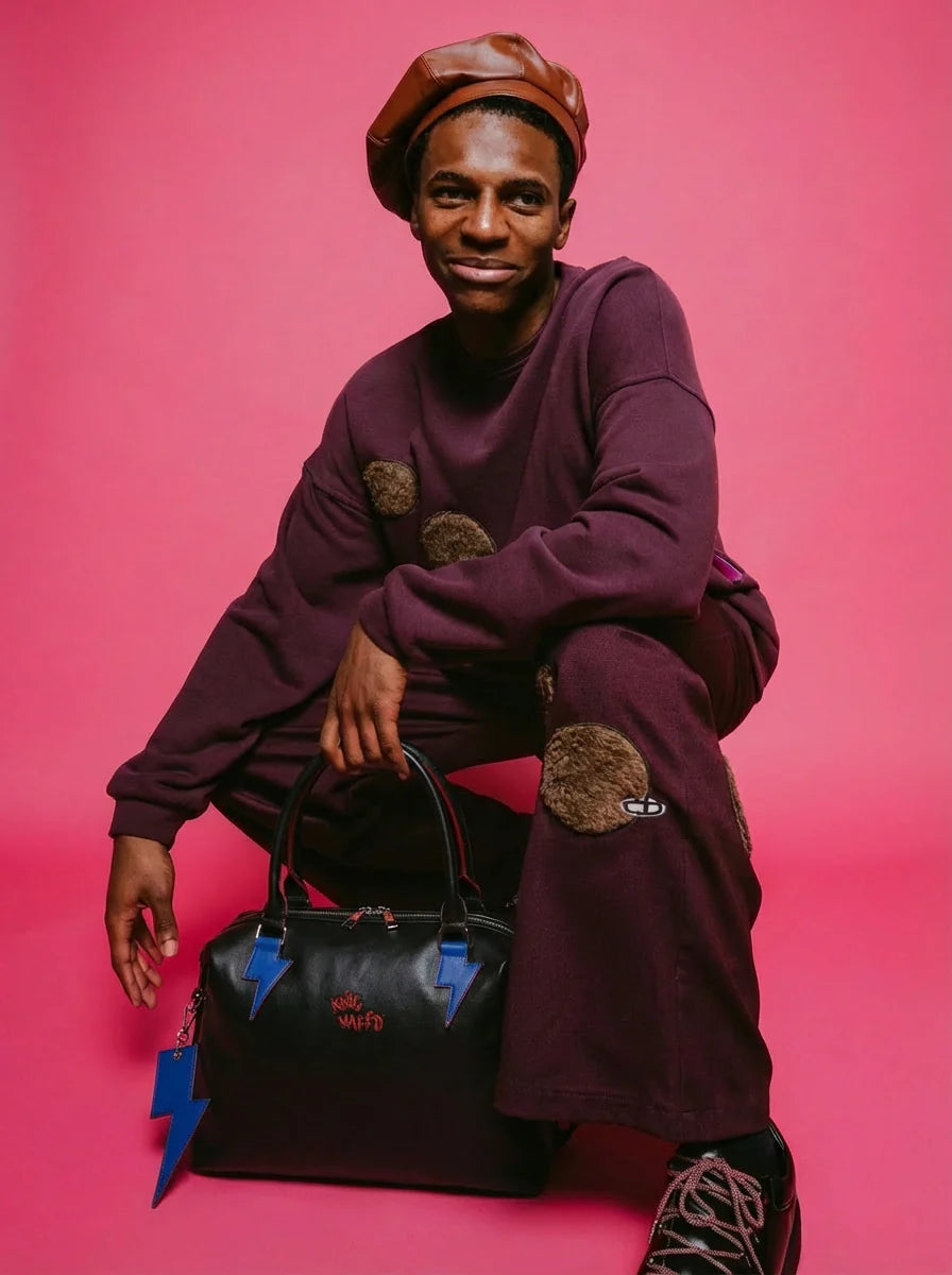 King Naked King Size Çanta - Siyah