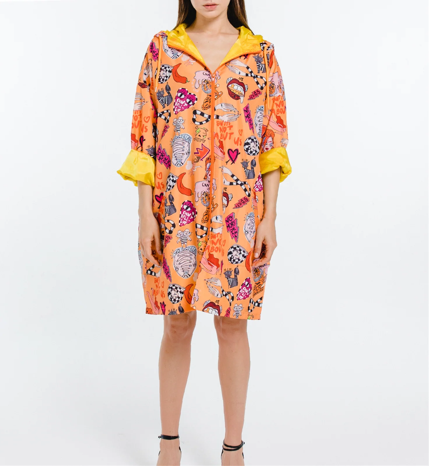 Not About Us Oversize Yağmurluk