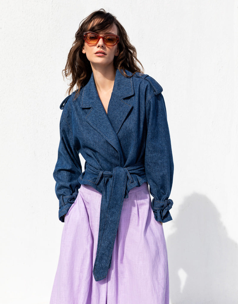 Allsences Mavi Denim Ceket