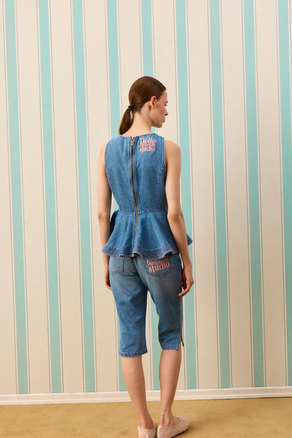 MARGOT SILK TOUCH DENİM BLUZ