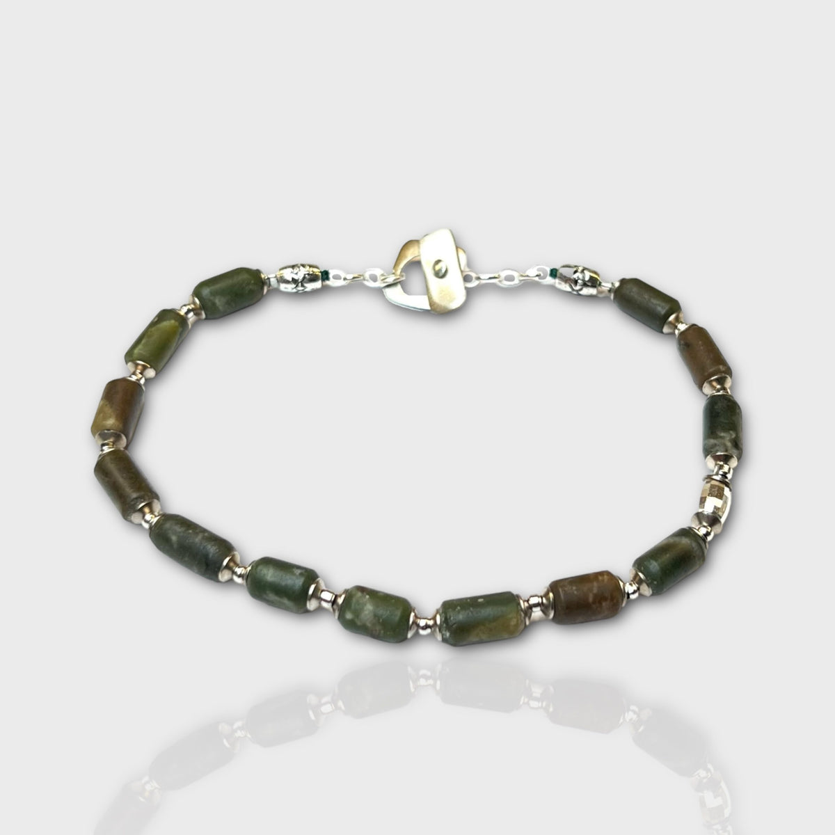 Dolge – Jade&Silver Bileklik