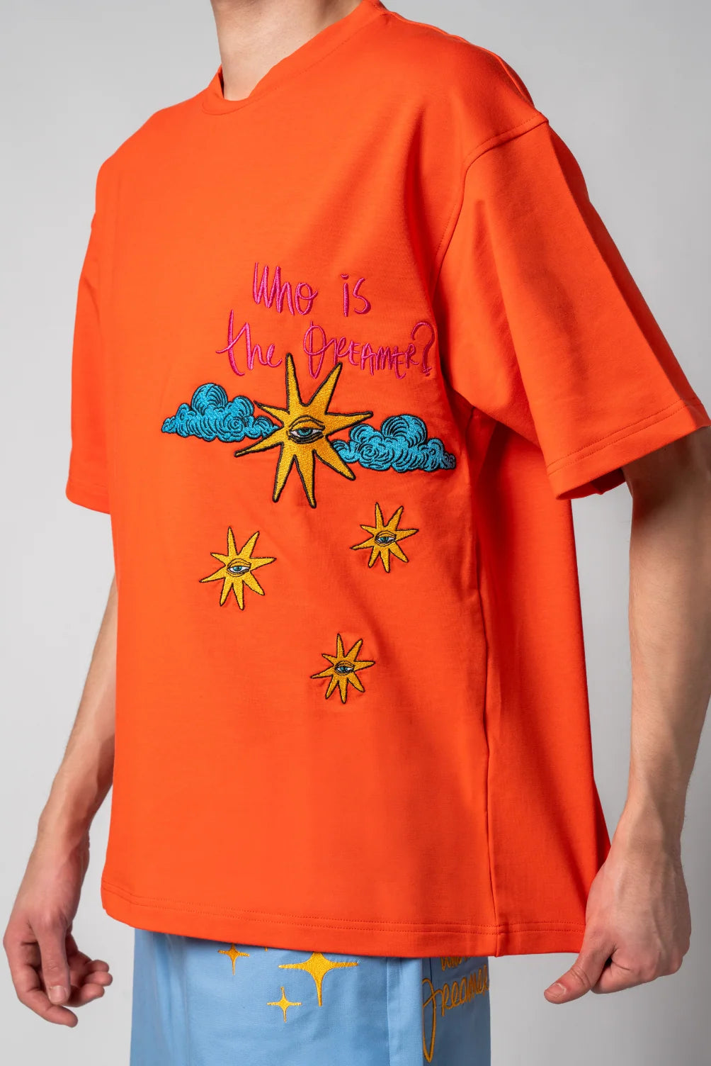 SPLIT HORIZON UNISEX T-SHIRT / TURUNCU