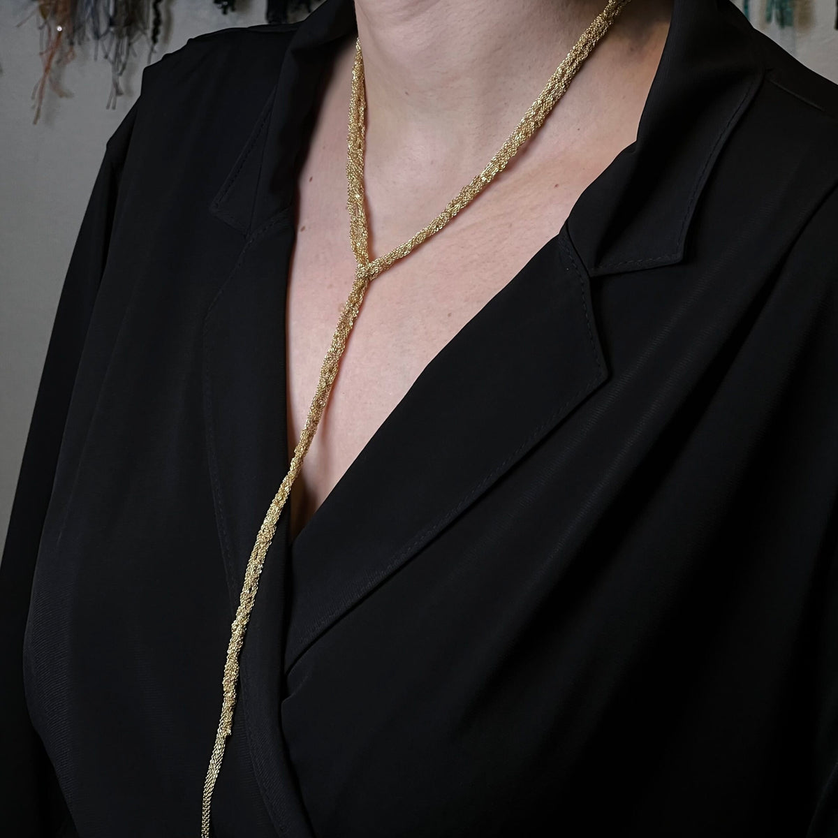 Mey’s Long Chain – Bold Gold Kolye