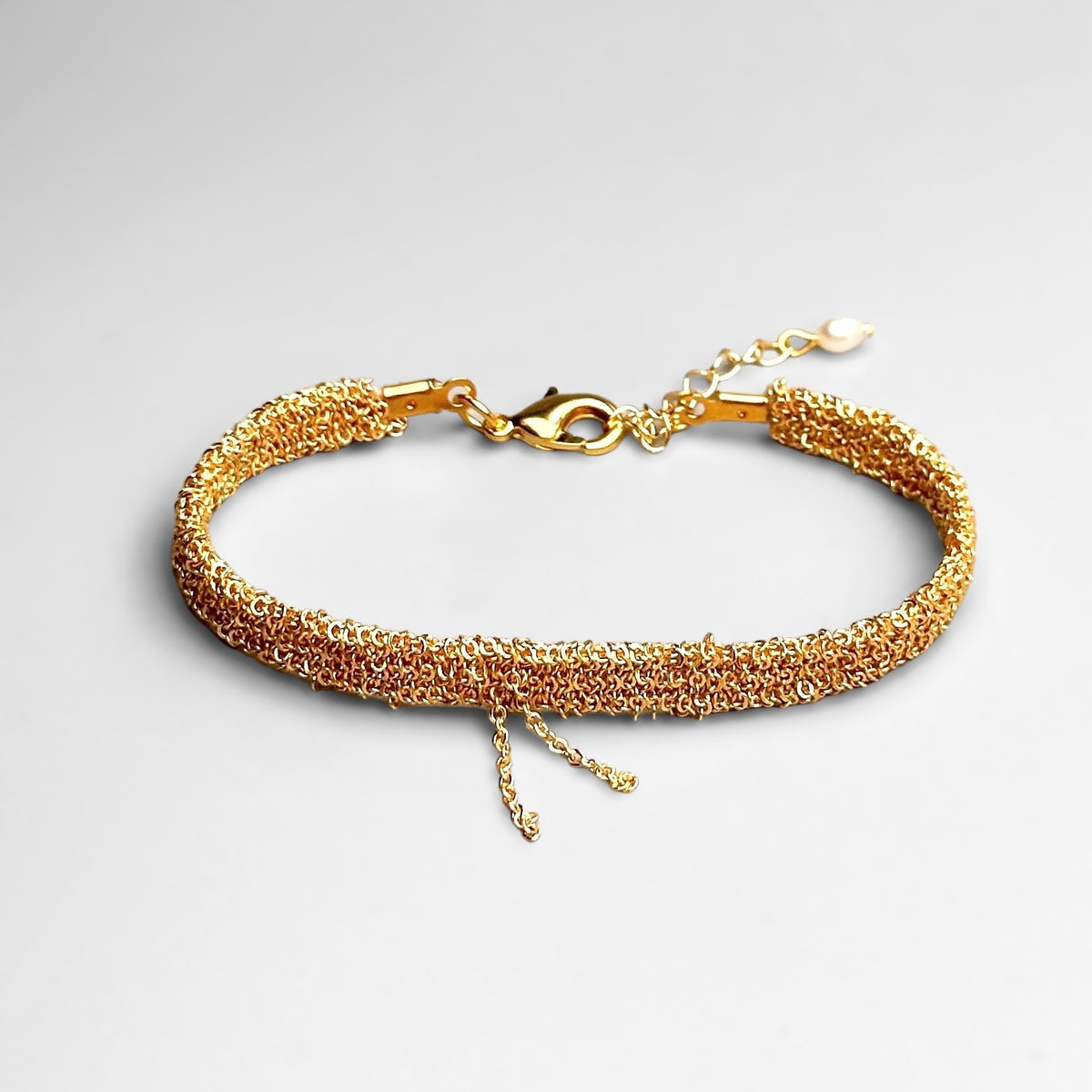 Woven Gold Dokuma Bileklik – S