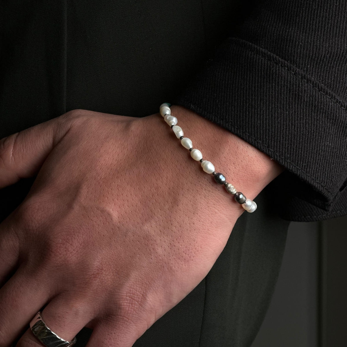 Royal White – Unisex İnci Bileklik