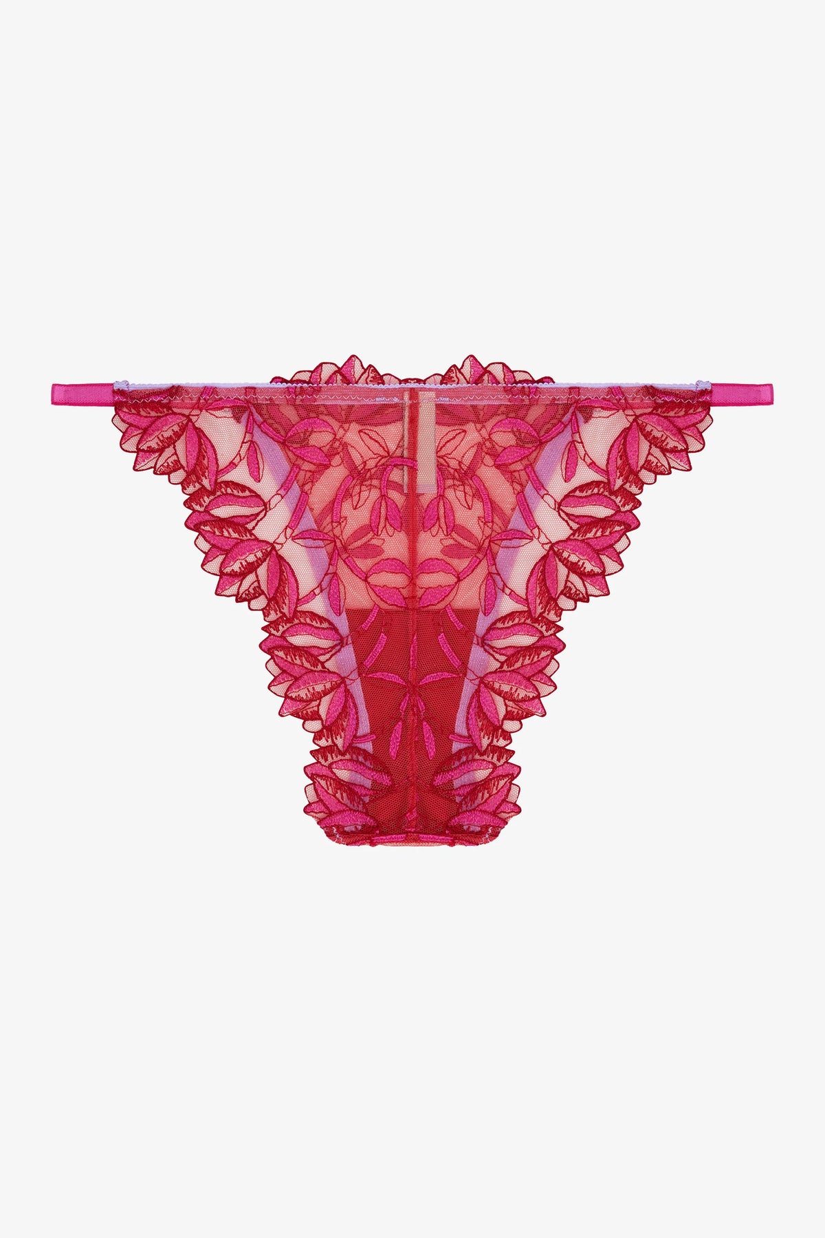 FLAMMÉE - RED PİNK FLORAL PRİNT BRİEF