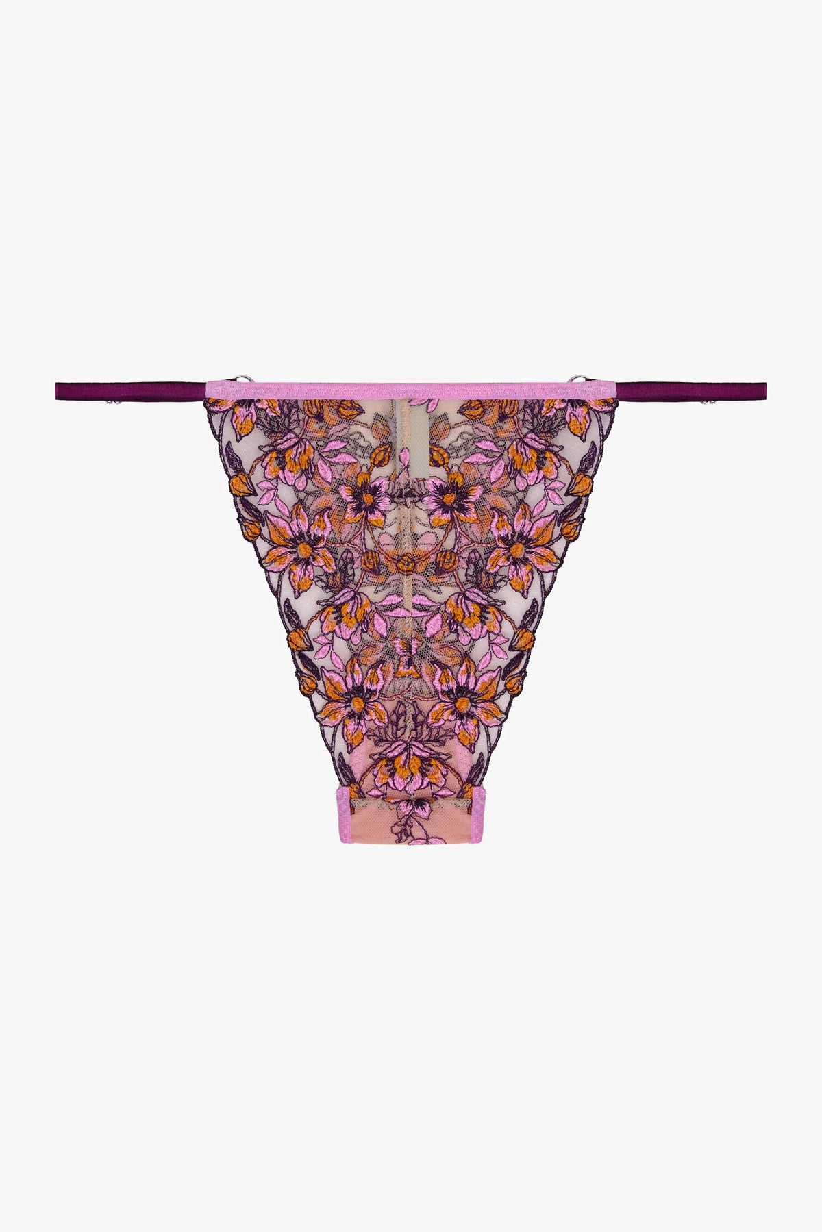 LUMİÈRE - ORANGE FLORAL PRİNT BRAZİLİAN