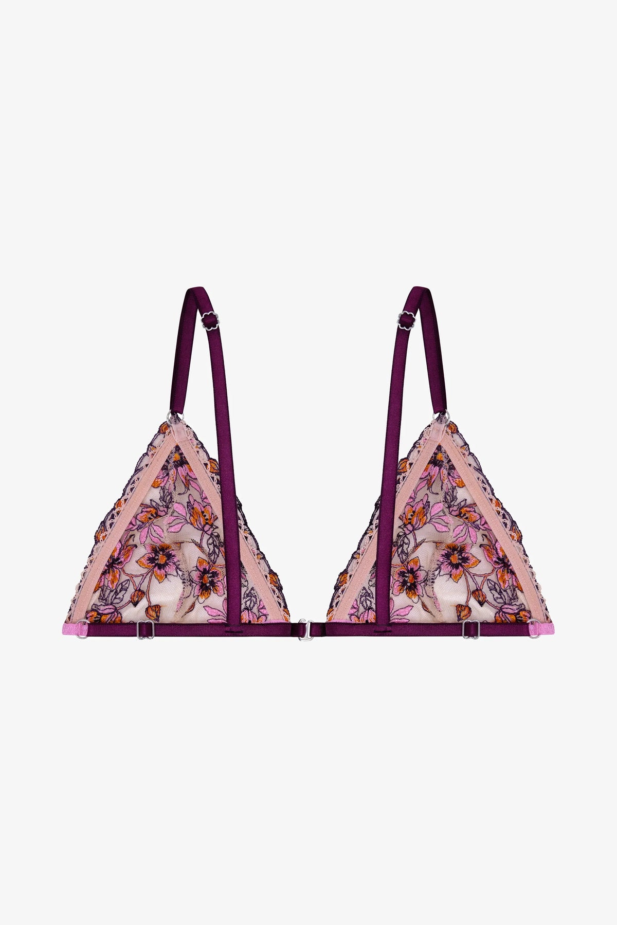 LUMİÈRE - ORANGE FLORAL PRİNT BRALETTE