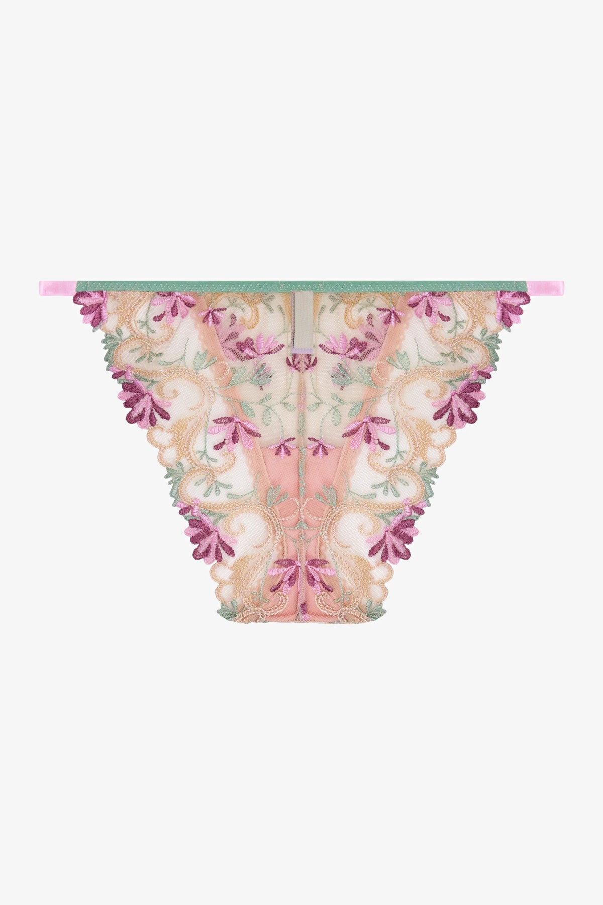AURORE - PASTEL FLORAL PRİN BRİEF