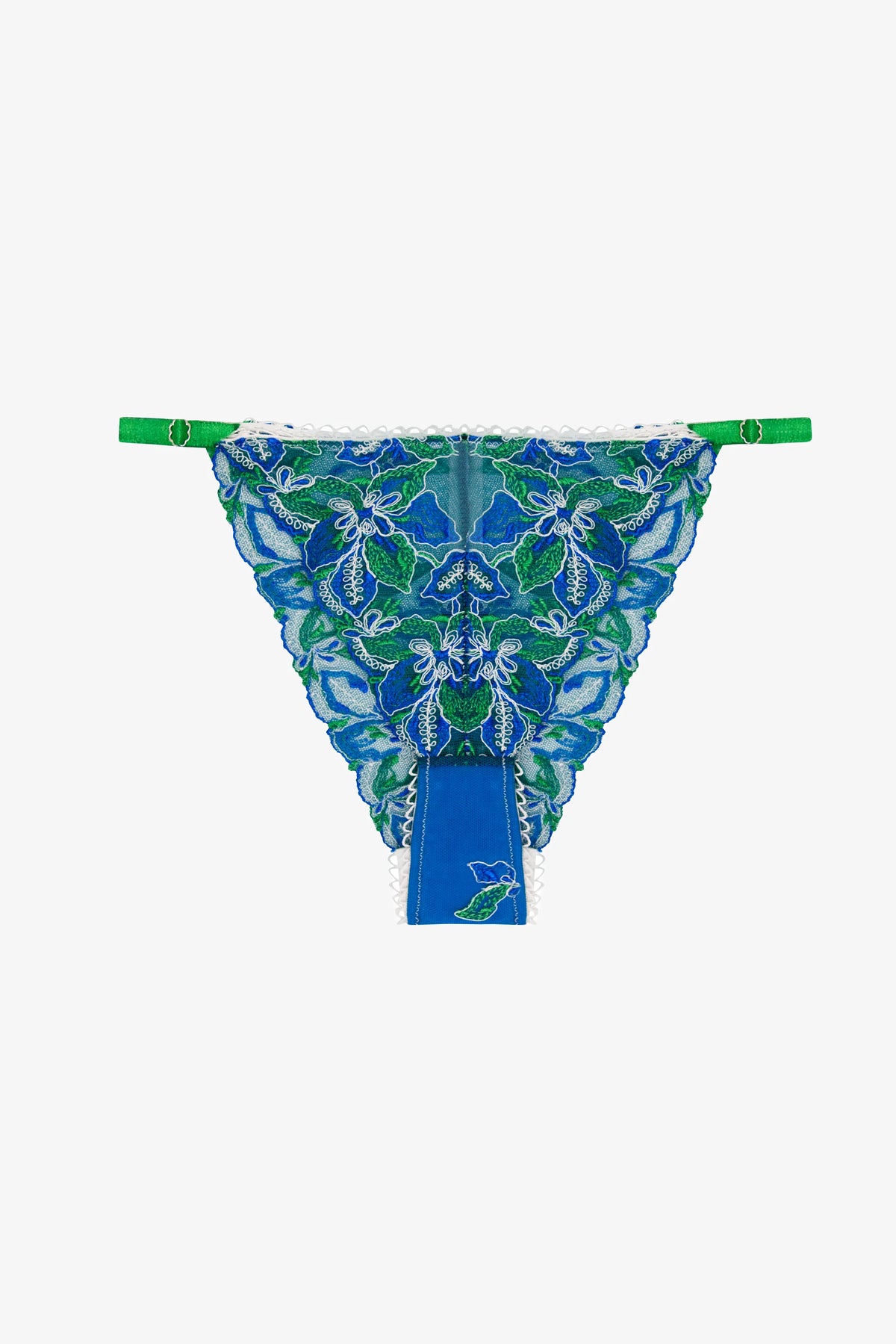 CÉLESTE- BLUE FLORAL PRİNT BRAZİLİAN