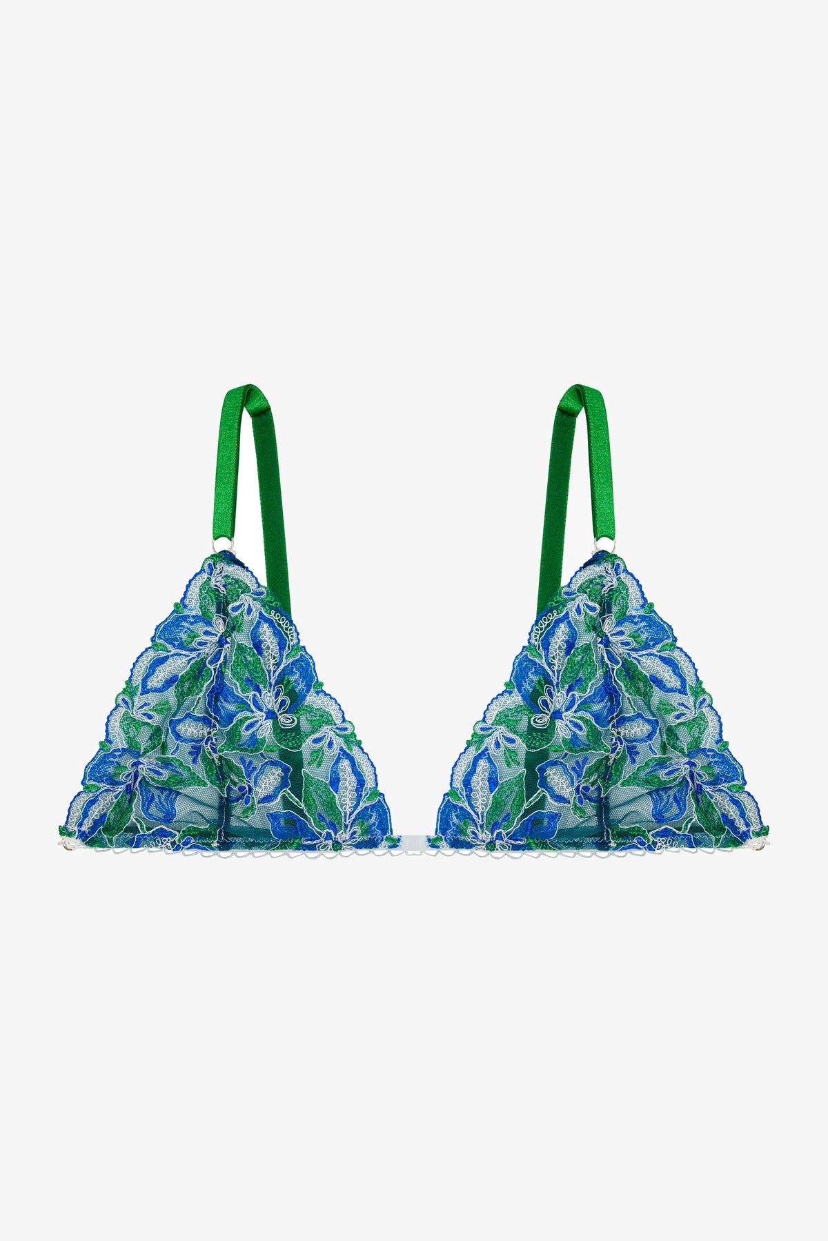 CÉLESTE - BLUE FLORAL PRİNT BRALETTE