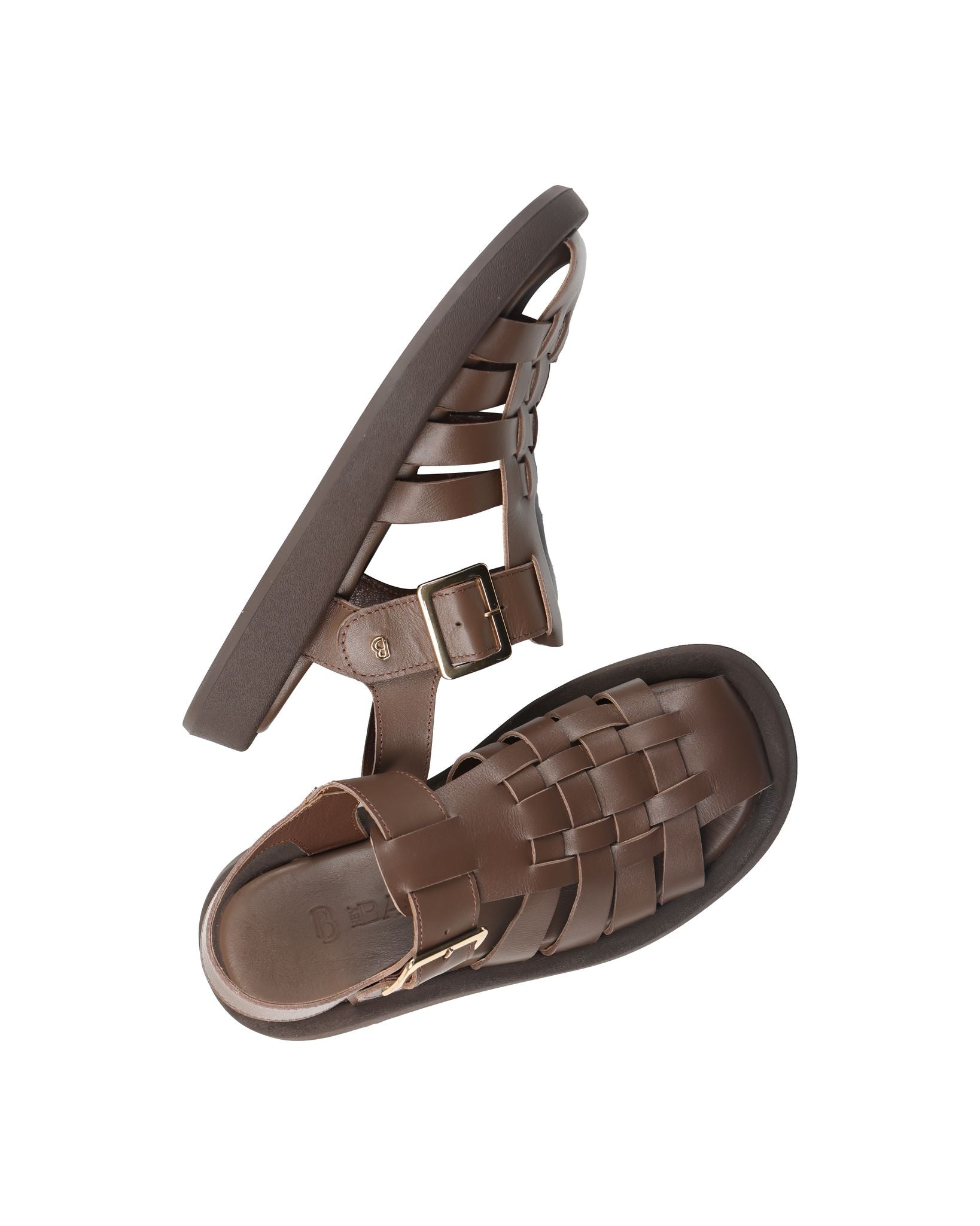 Kahverengi Örgü Sandalet