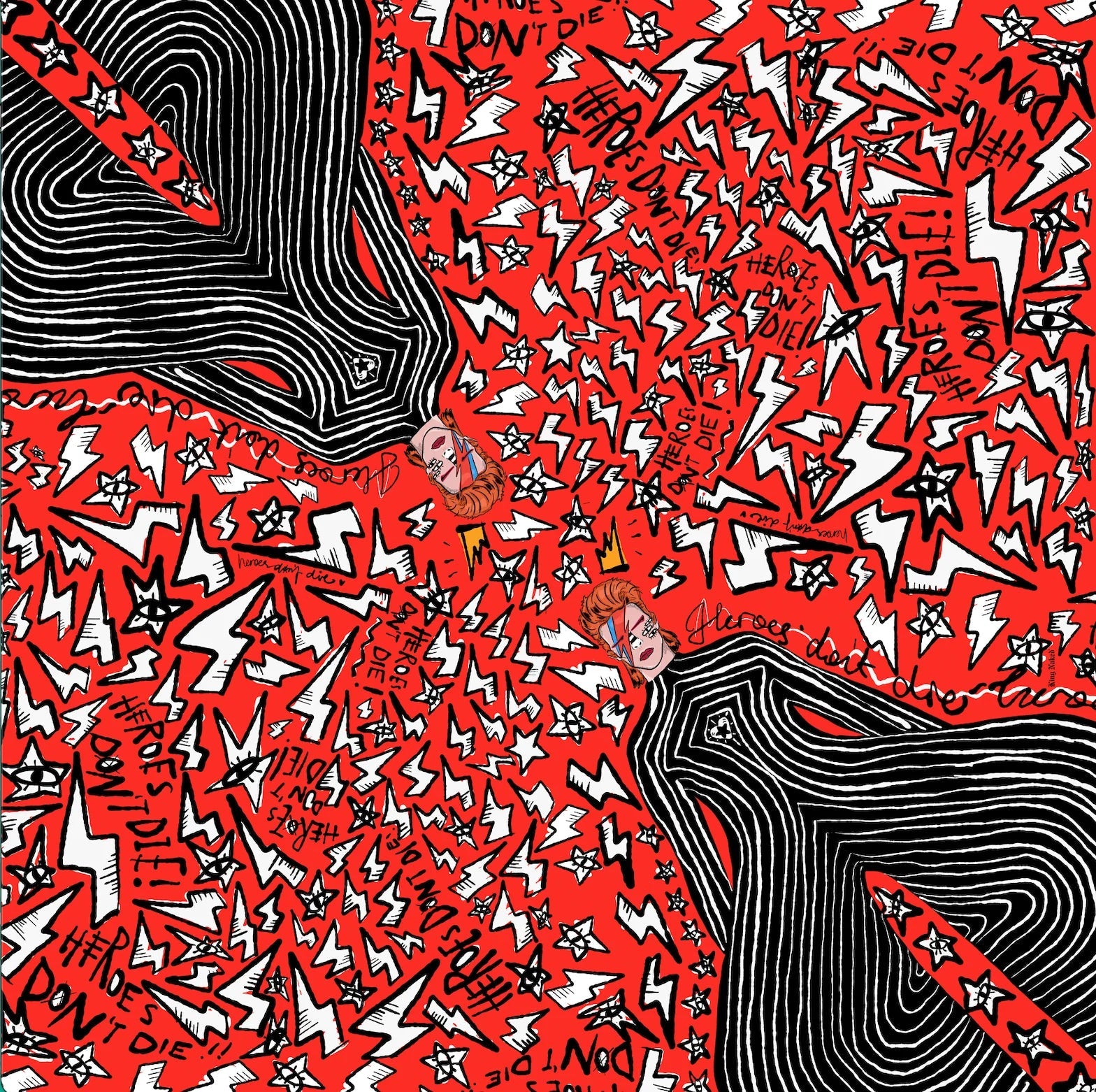 Heroes Don’t Die Büyük Kare Soft Şal