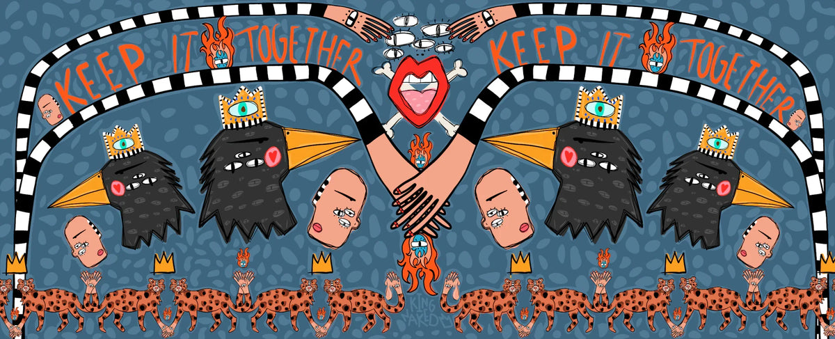 KEEP IT TOGETHER DİKDÖRTGEN ŞAL