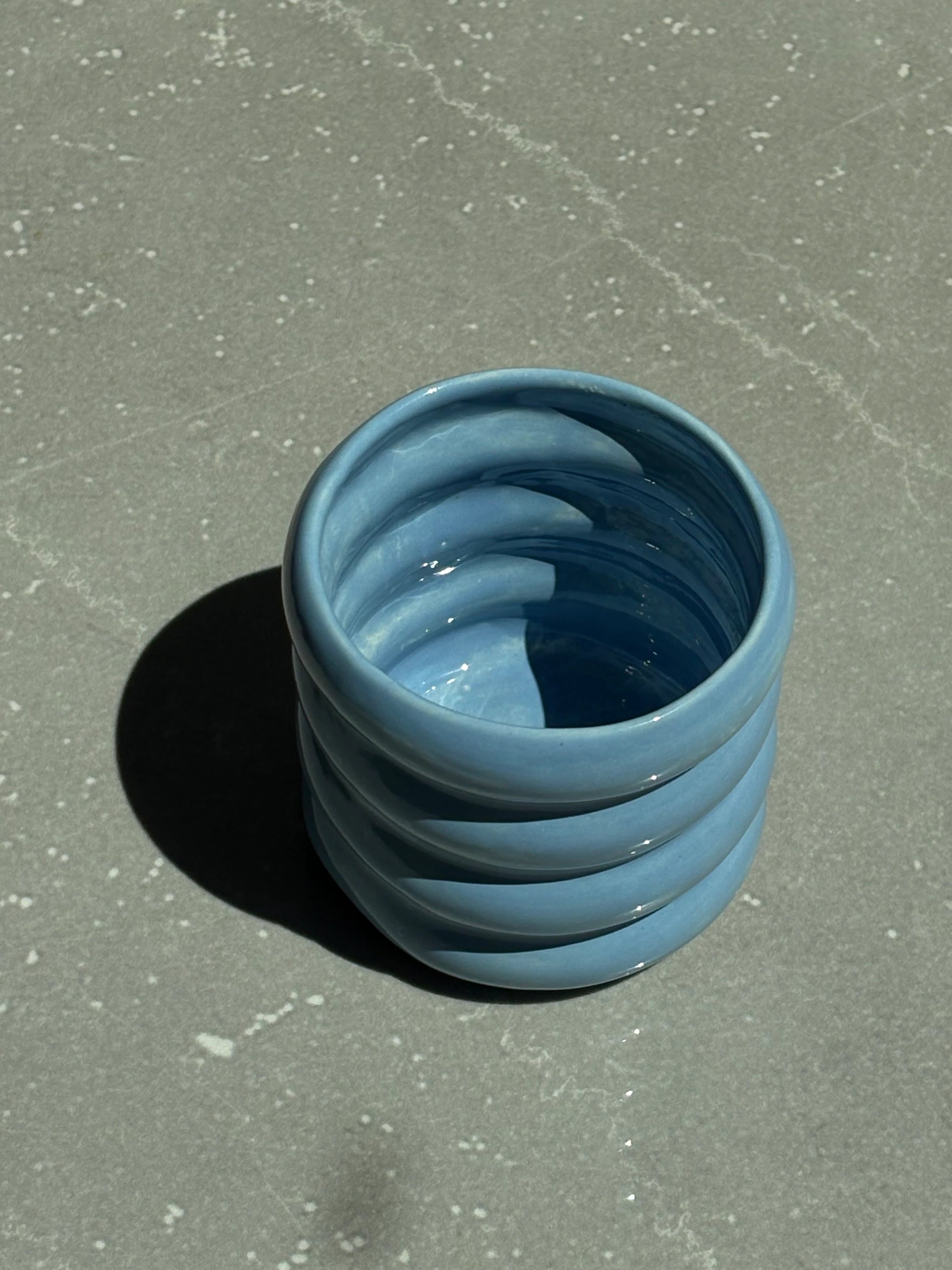Ribbed Sky Mug