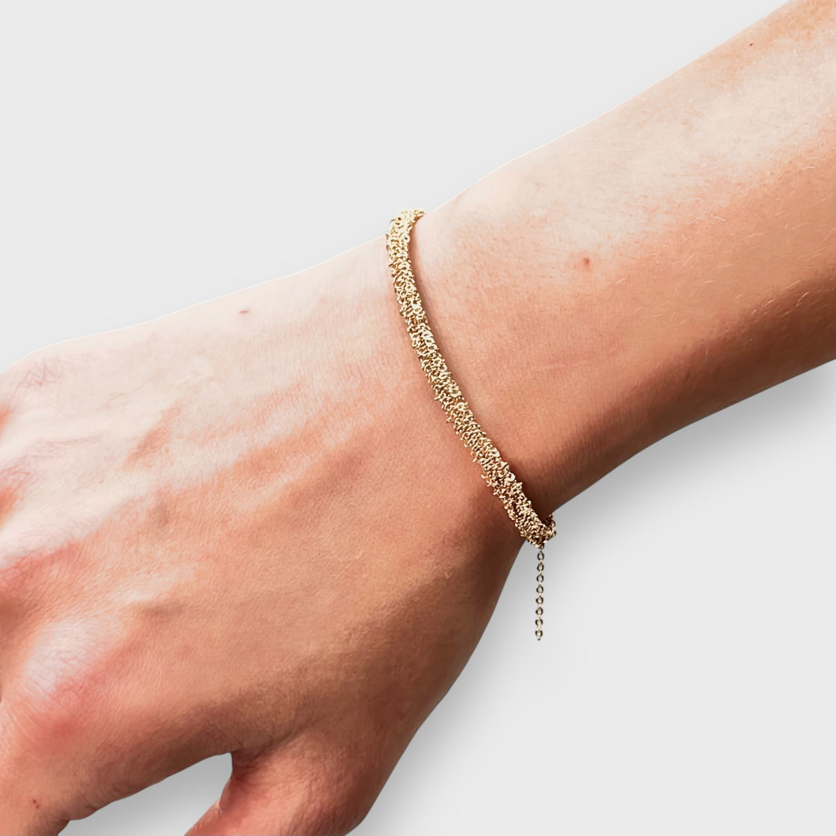 Woven Gold Dokuma Bileklik – XS