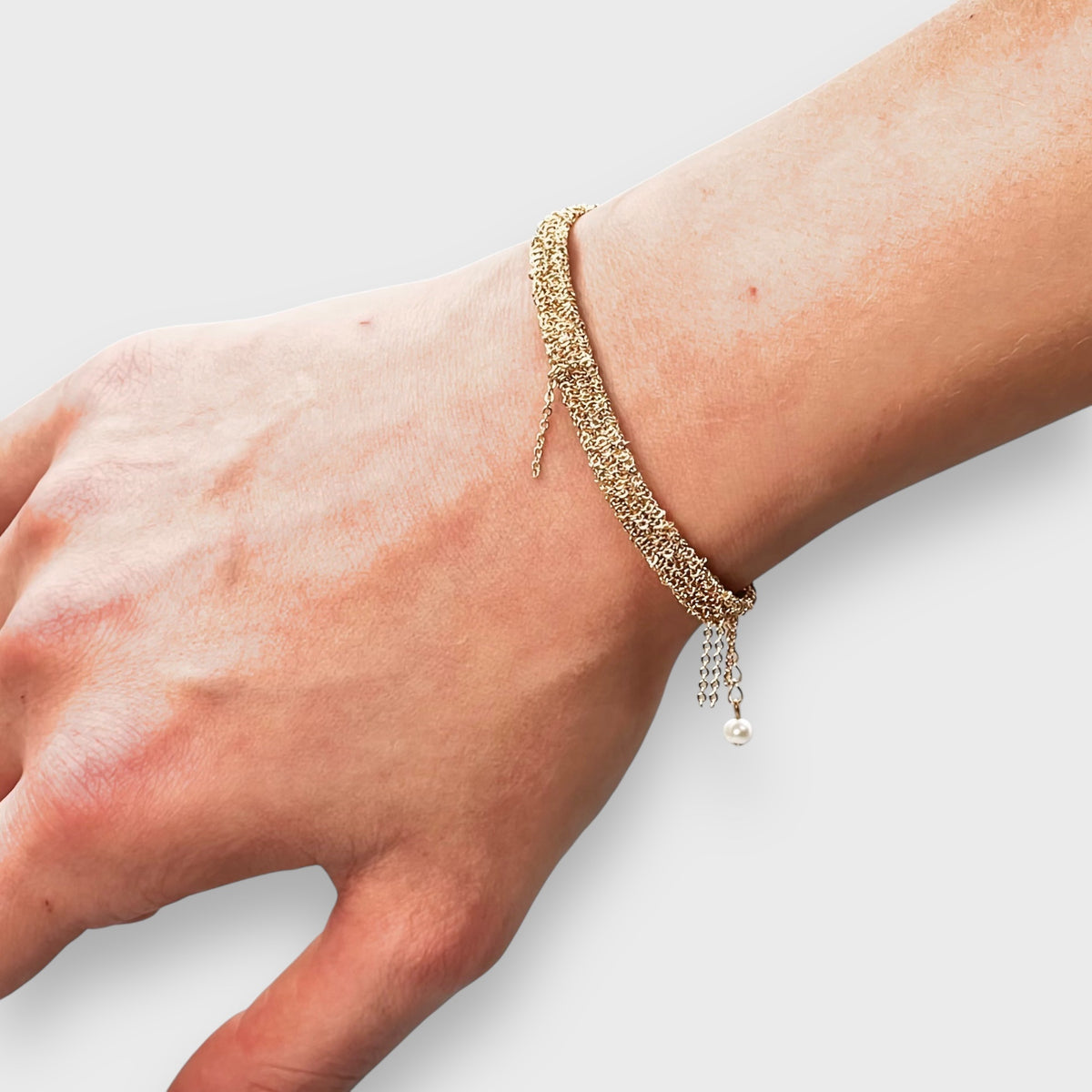 Woven Gold Dokuma Bileklik – S