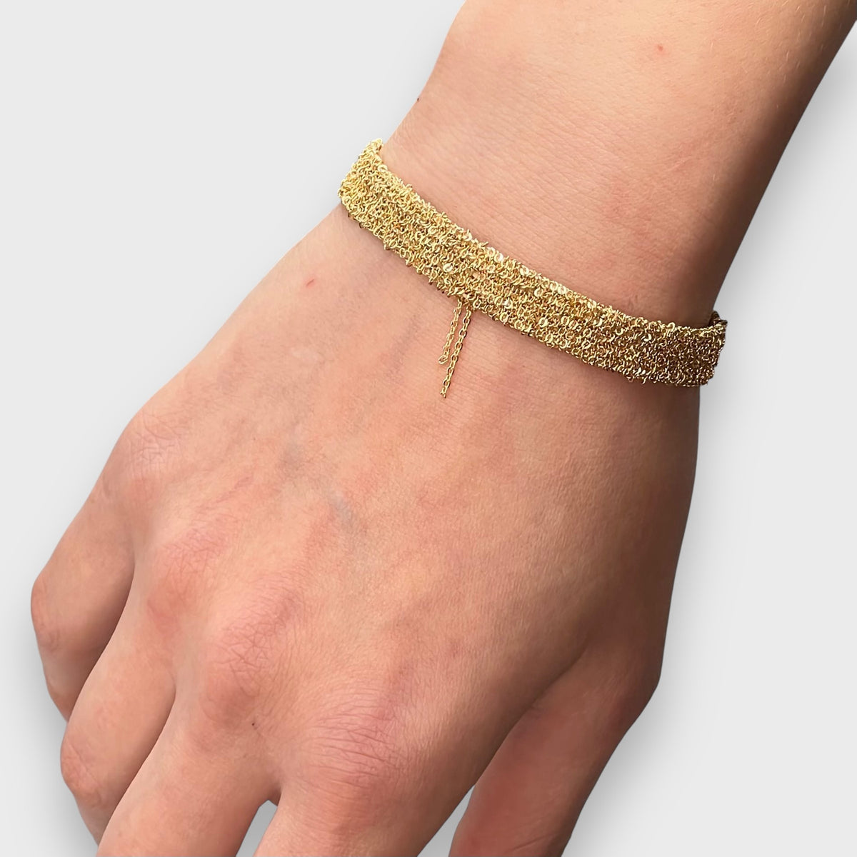 Woven Gold Dokuma Bileklik – M