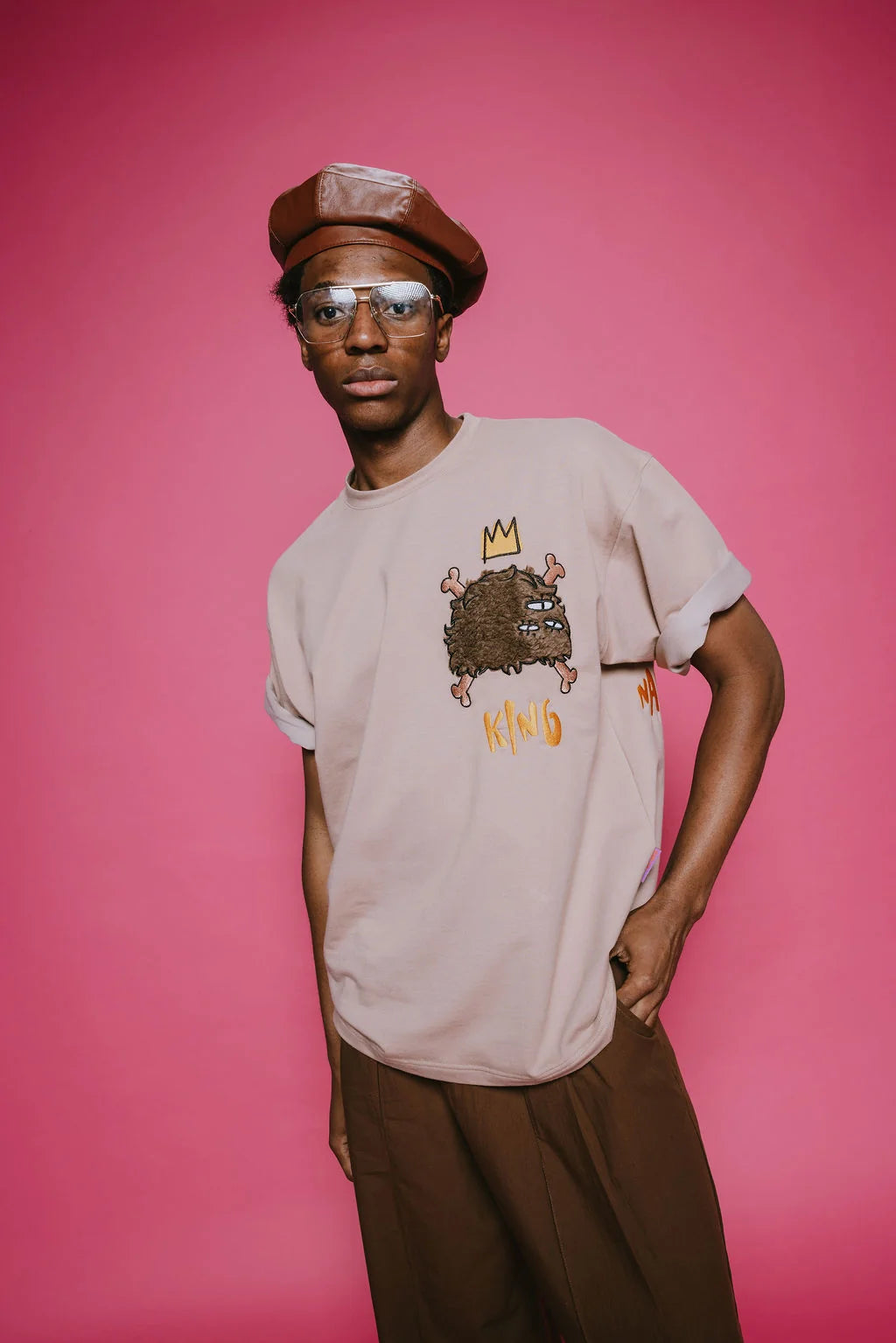 FUR ME NOT UNISEX T-SHIRT / MOCCA
