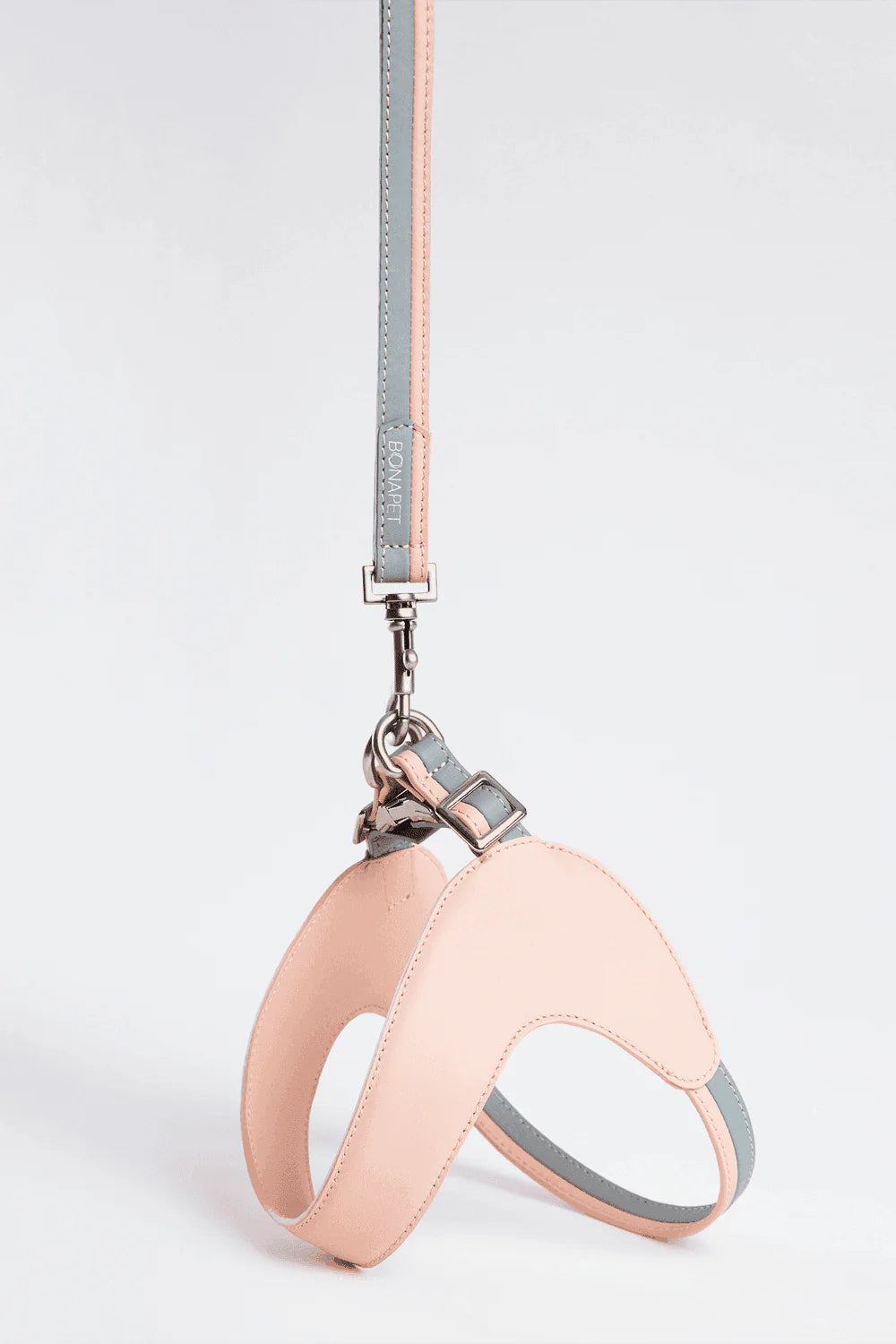Dual Harness Marchmallow - Deri Göğüs Tasması