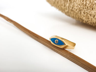 Eye Ring Blue