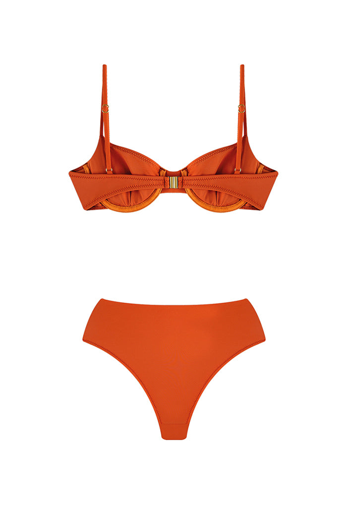Karura Balenli Bikini Takımı Turuncu