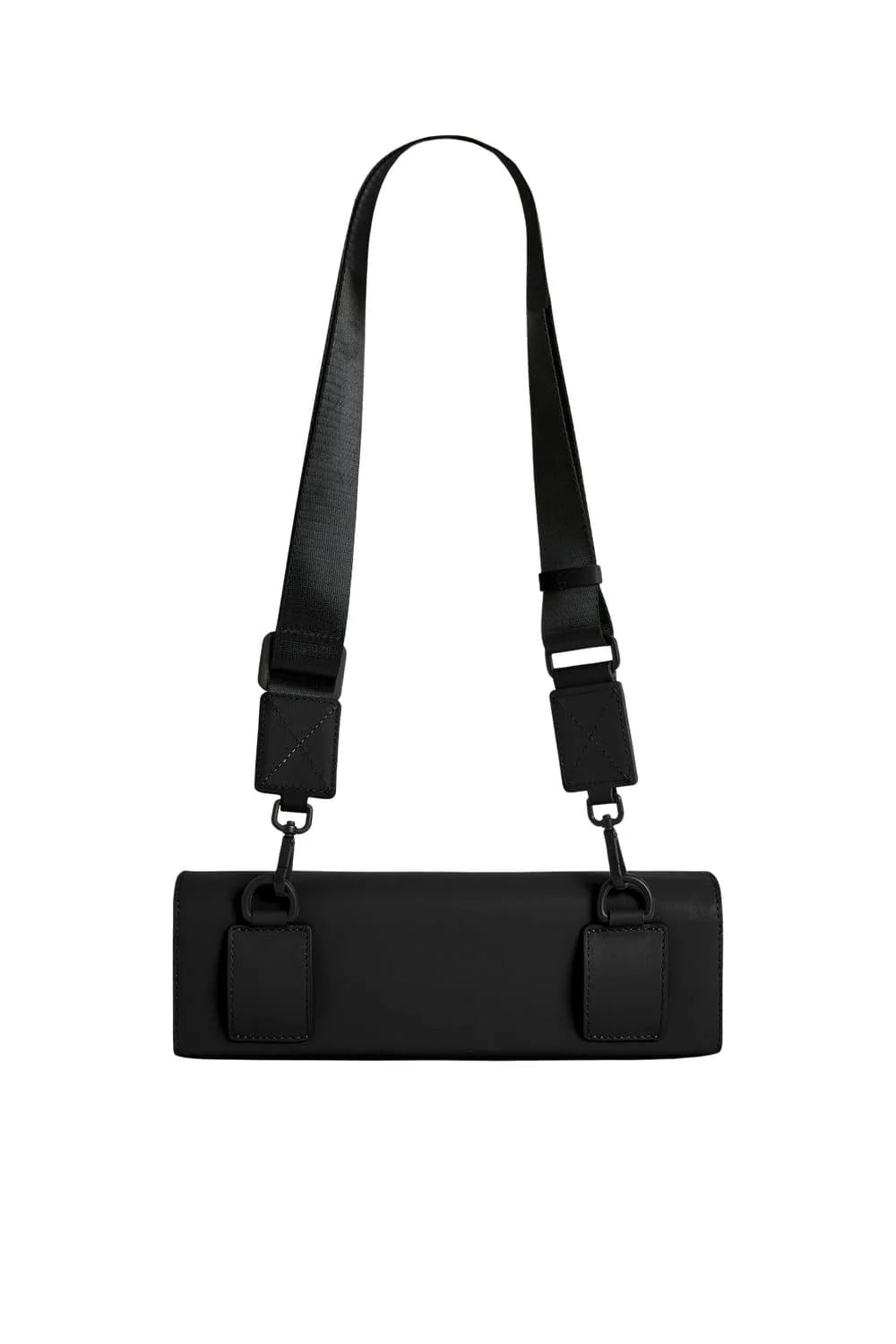 Longi Black - Deri Unisex Çapraz Çanta