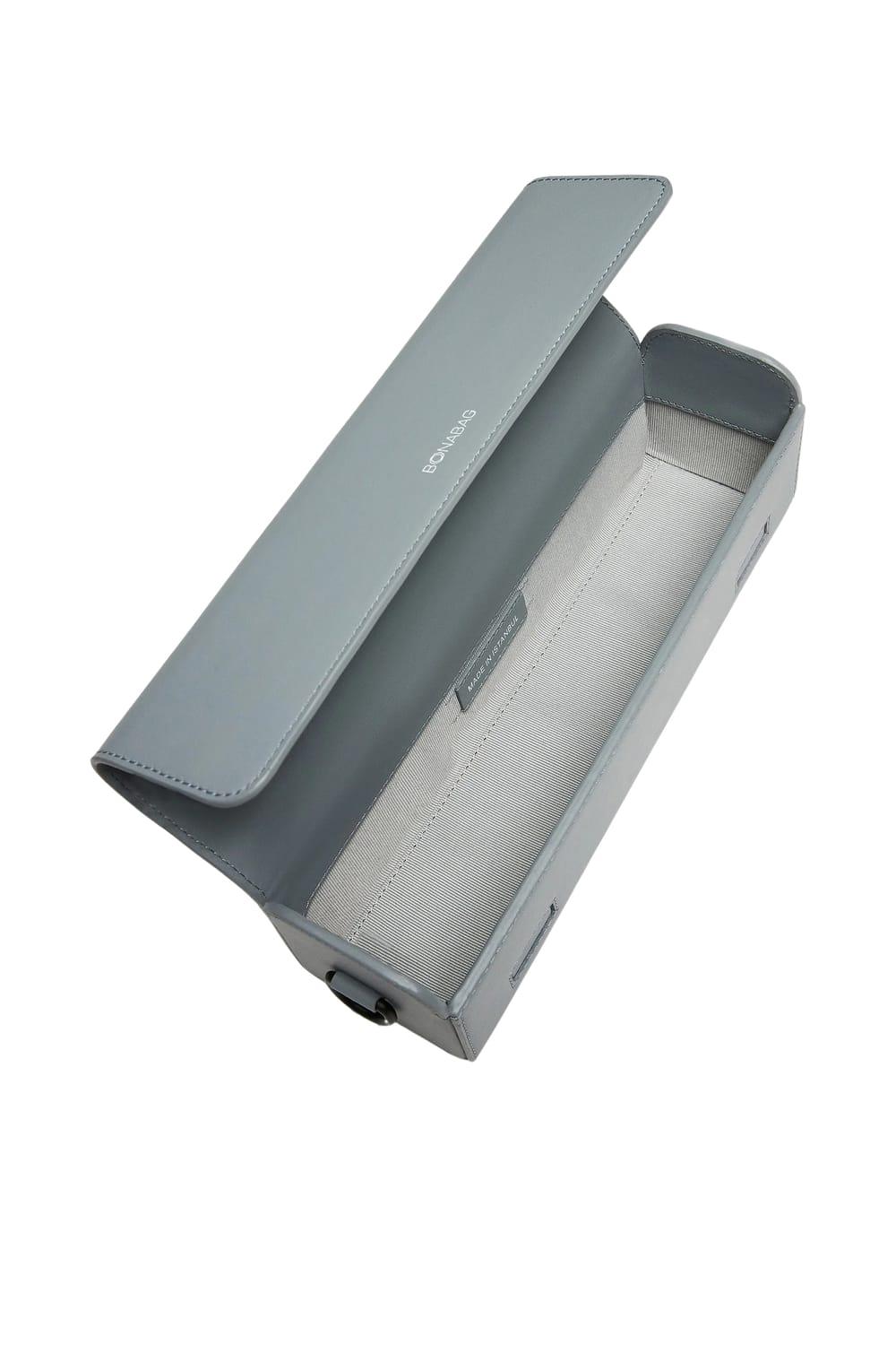 Longi Grey - Deri Unisex Çapraz Çanta