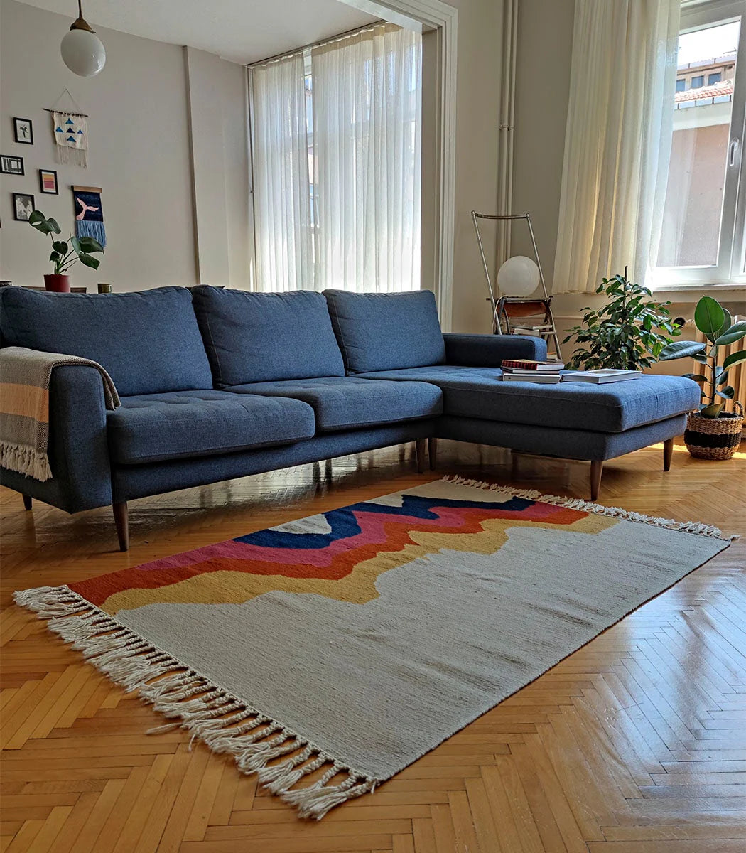 Terra Potta El Dokuması Kilim