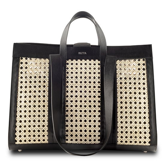 DORSATA Tote Bag | Silky Black - Silver