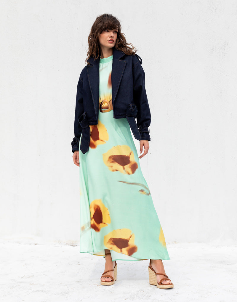 Allsences Lacivert Denim Ceket