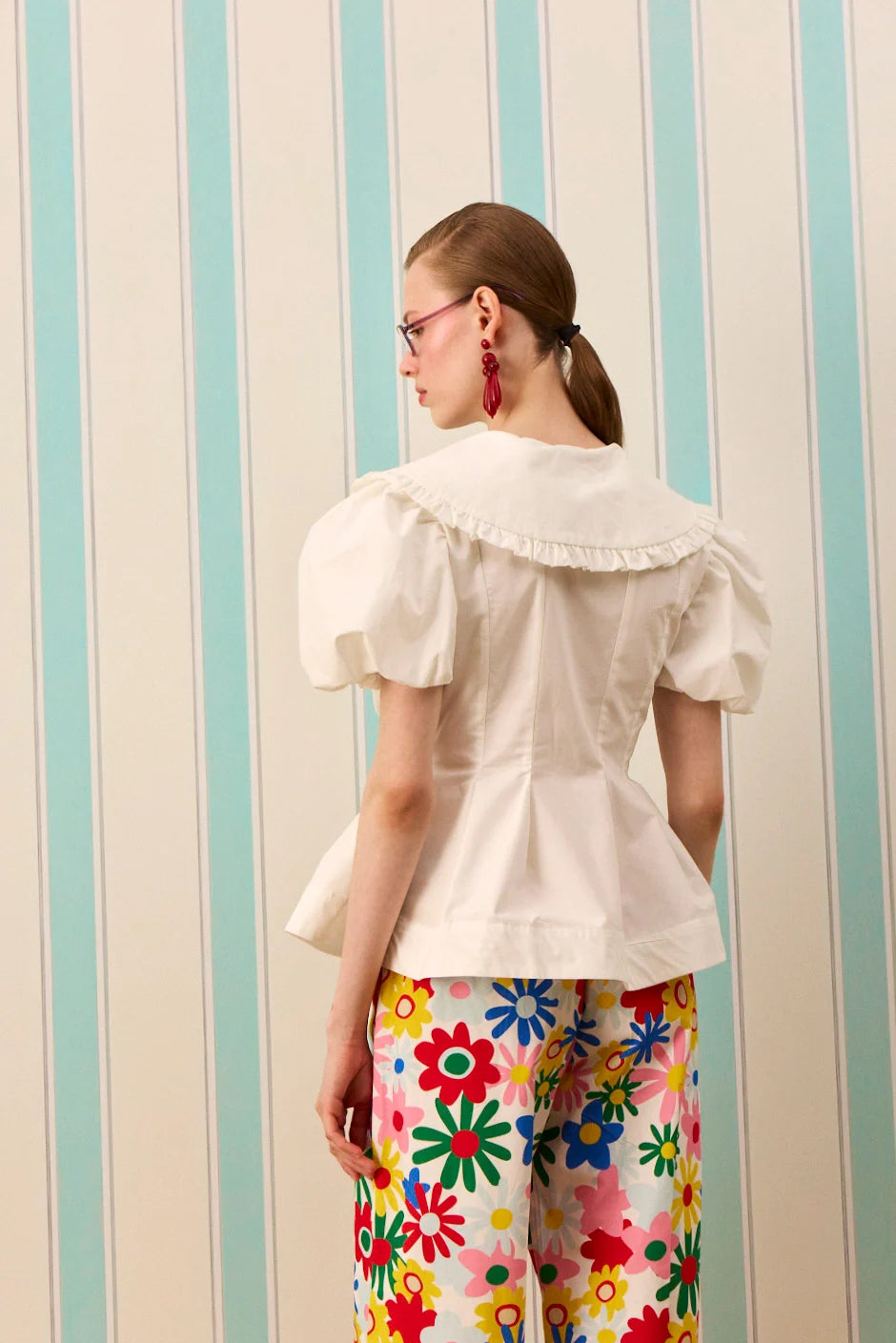 MODERN MUSE PEPLUM GÖMLEK