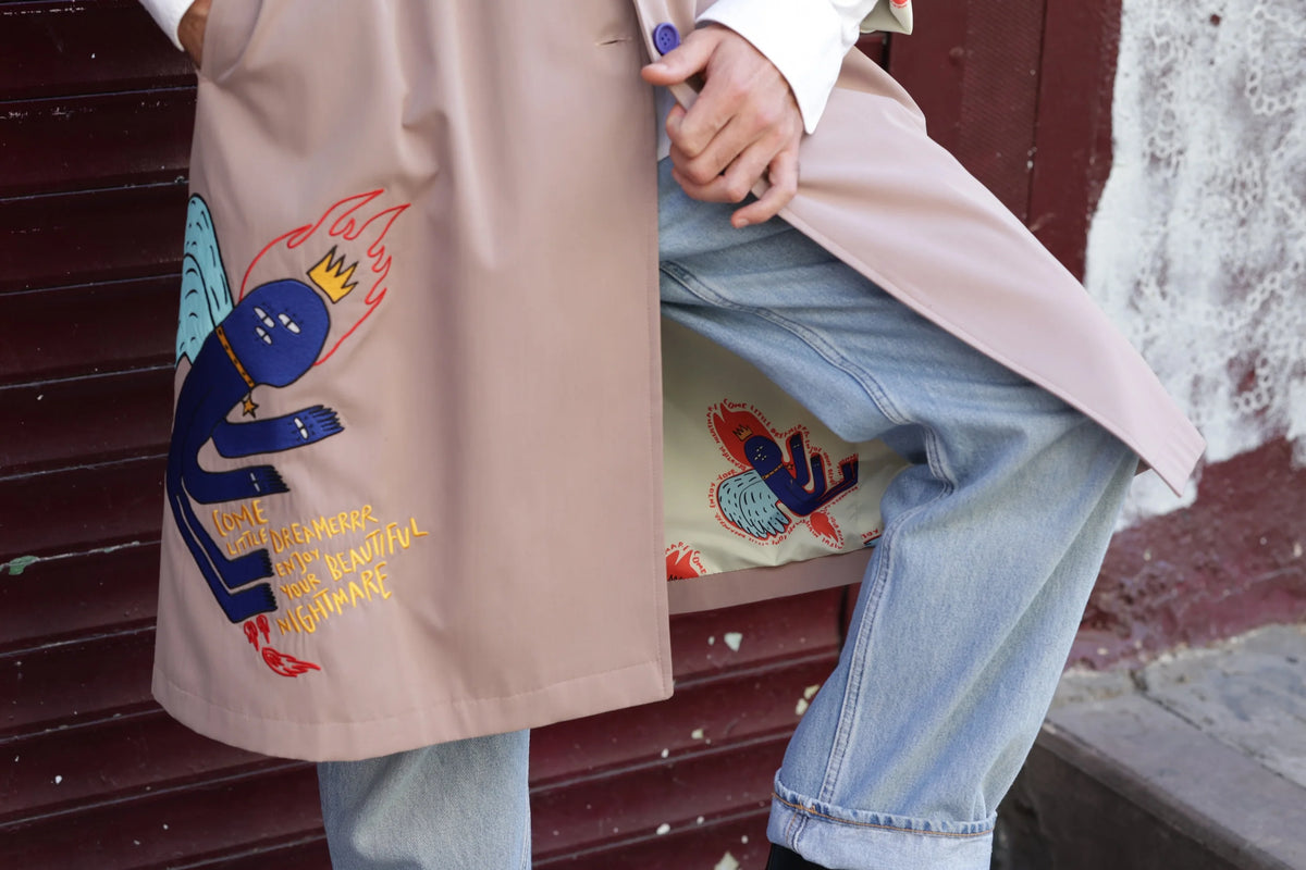 LITTLE DREAMER UNISEX TRENCHCOAT