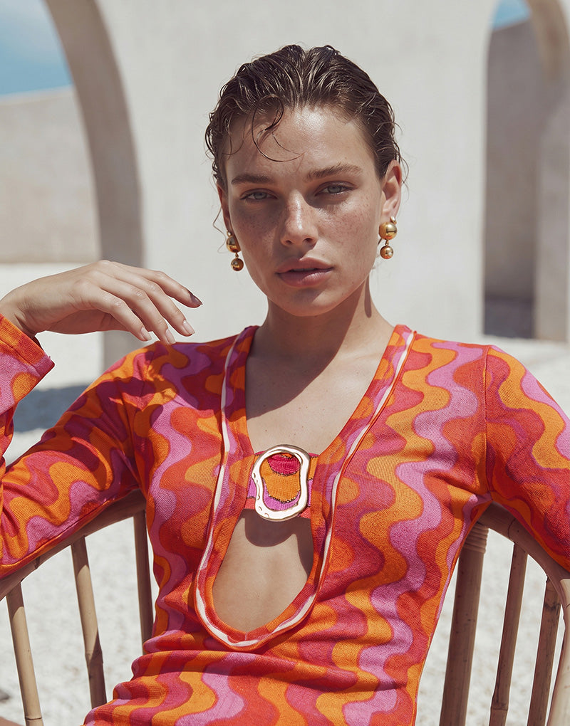 Allsences Desenli Mini Beachwear