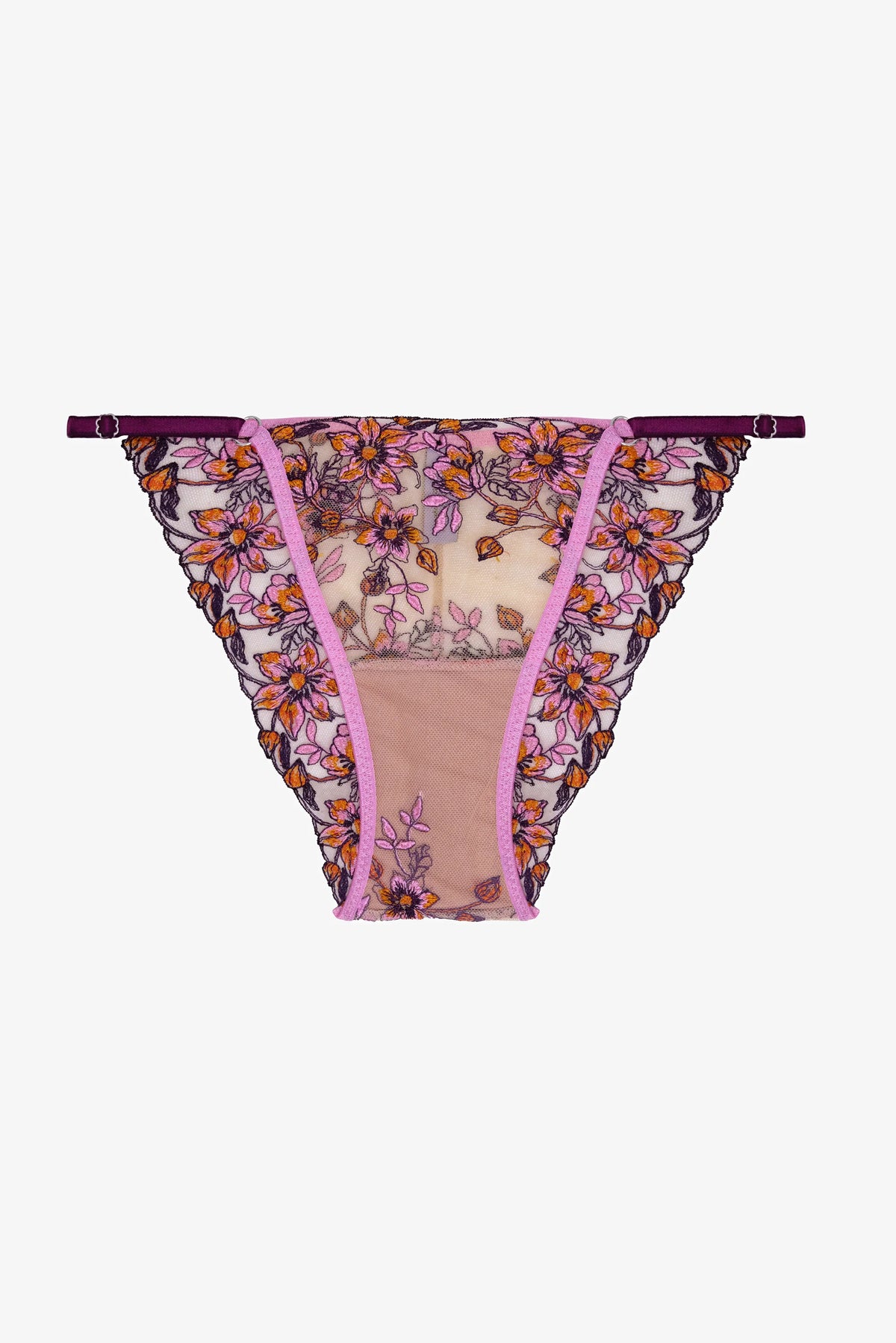 LUMİÈRE - ORANGE FLORAL PRİNT BRİEF