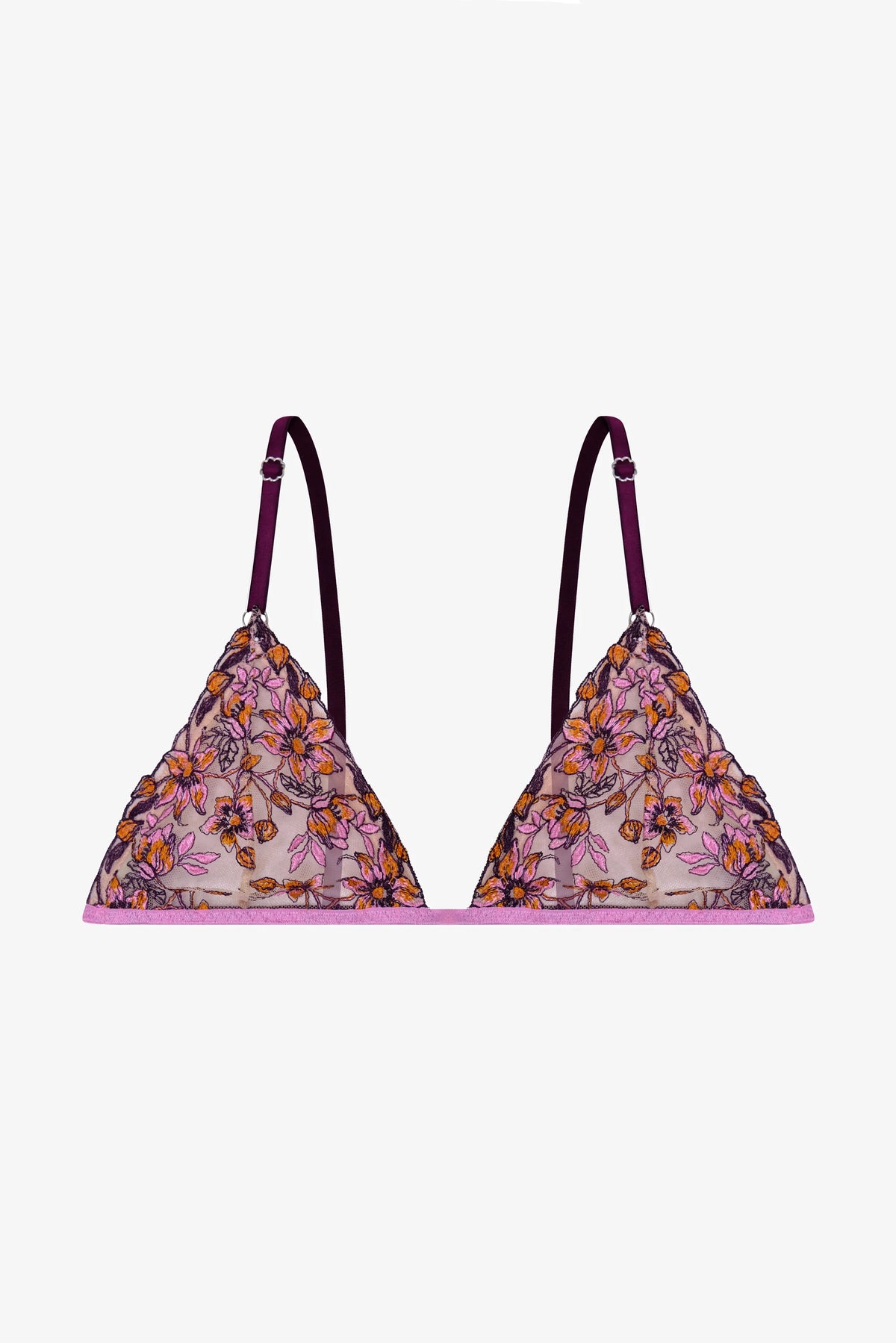 LUMİÈRE - ORANGE FLORAL PRİNT BRALETTE