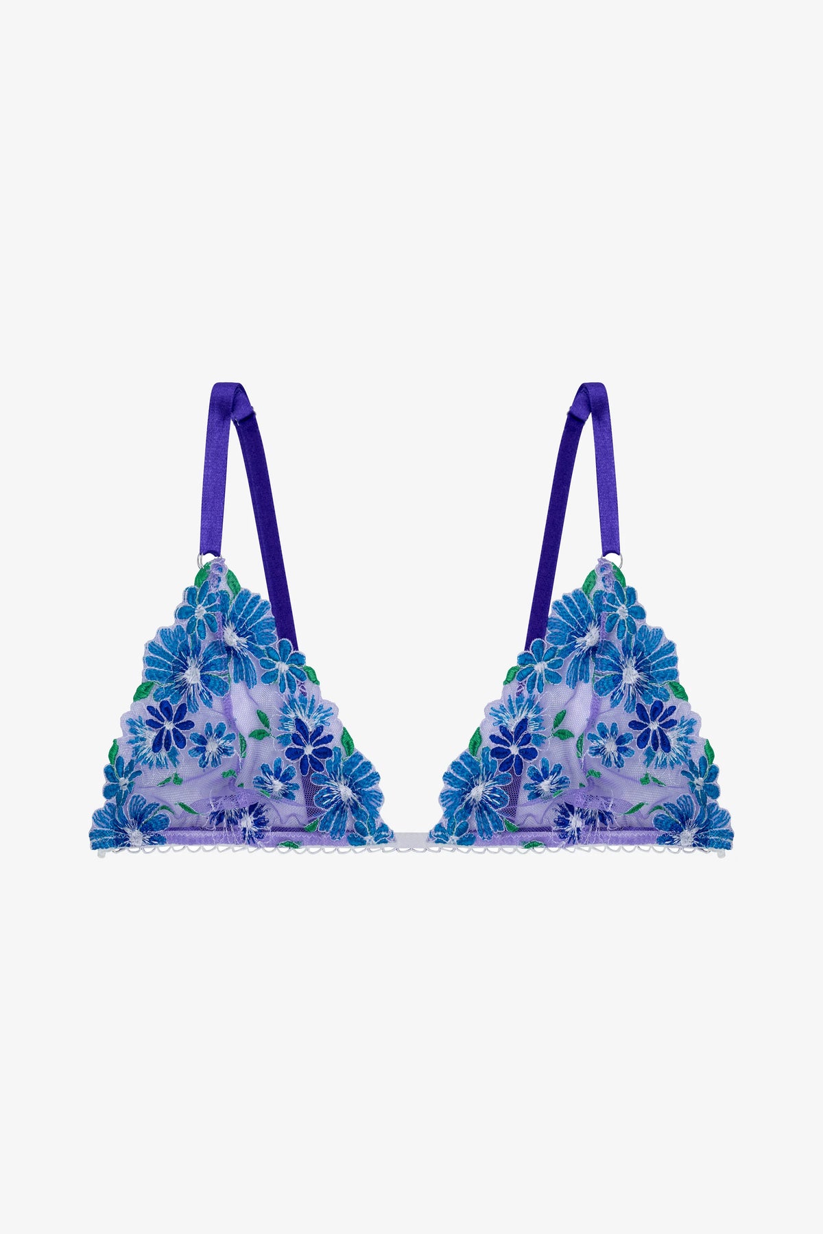 LİLİANE - LİLAC FLORAL PRİNT BRALETTE
