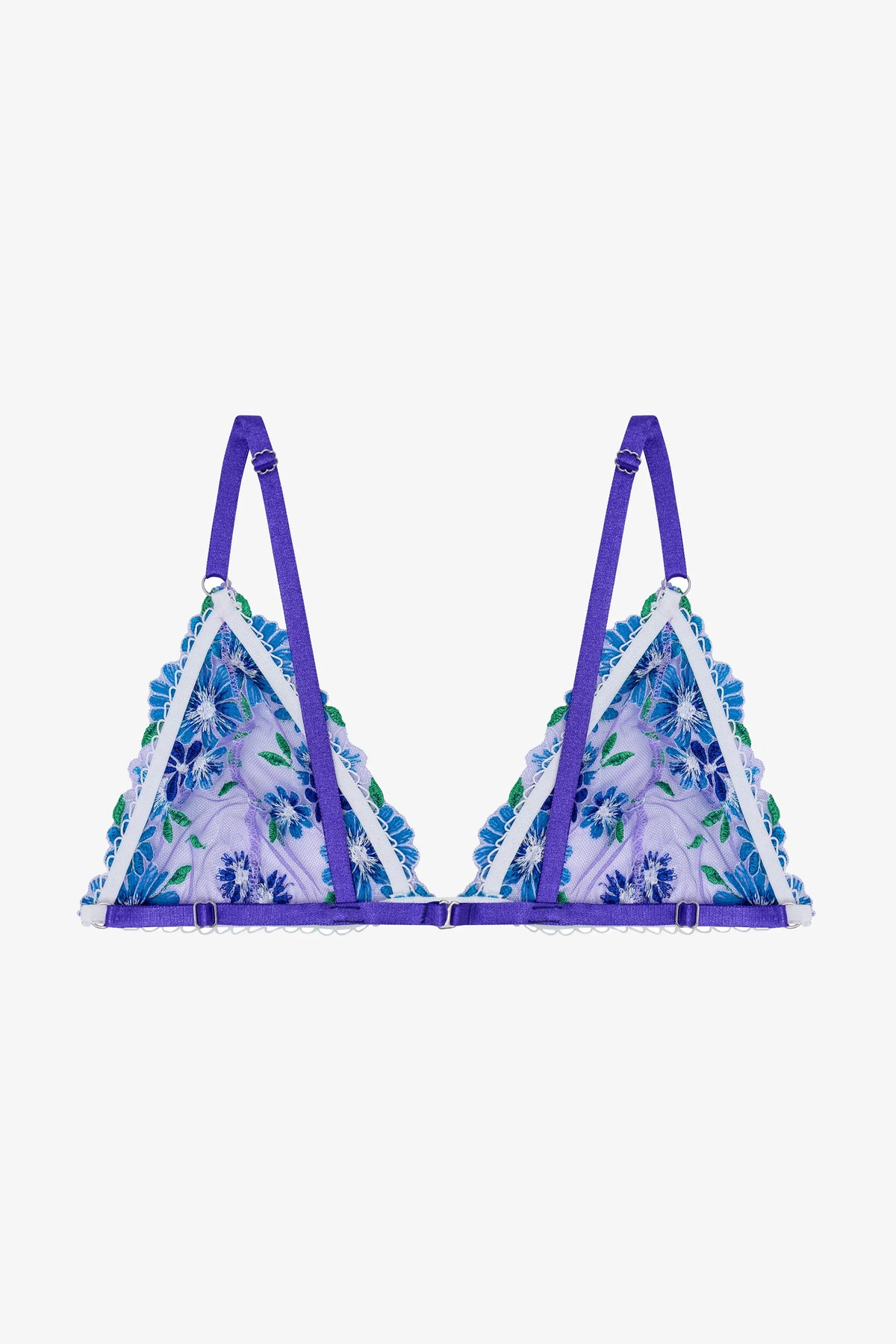 LİLİANE - LİLAC FLORAL PRİNT BRALETTE