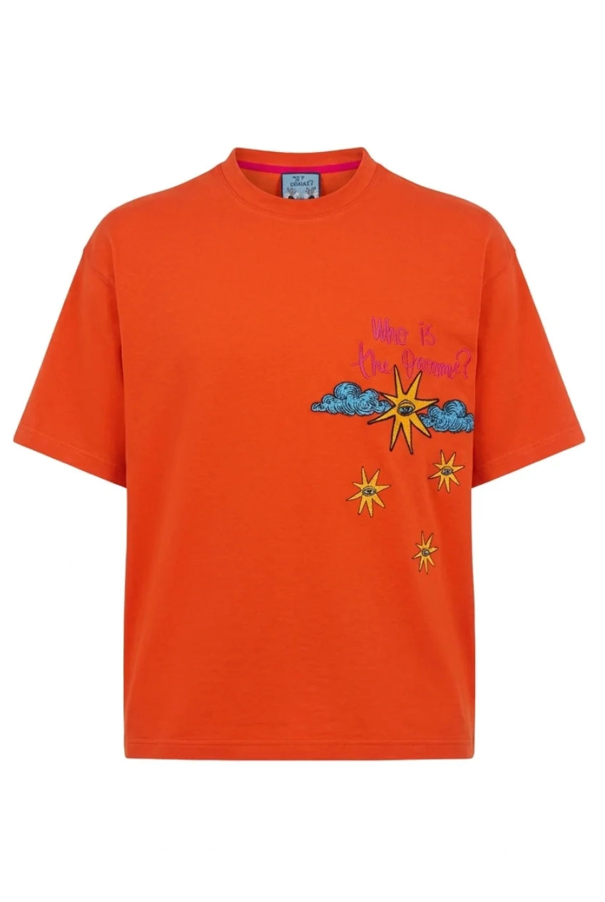 SPLIT HORIZON UNISEX T-SHIRT / TURUNCU
