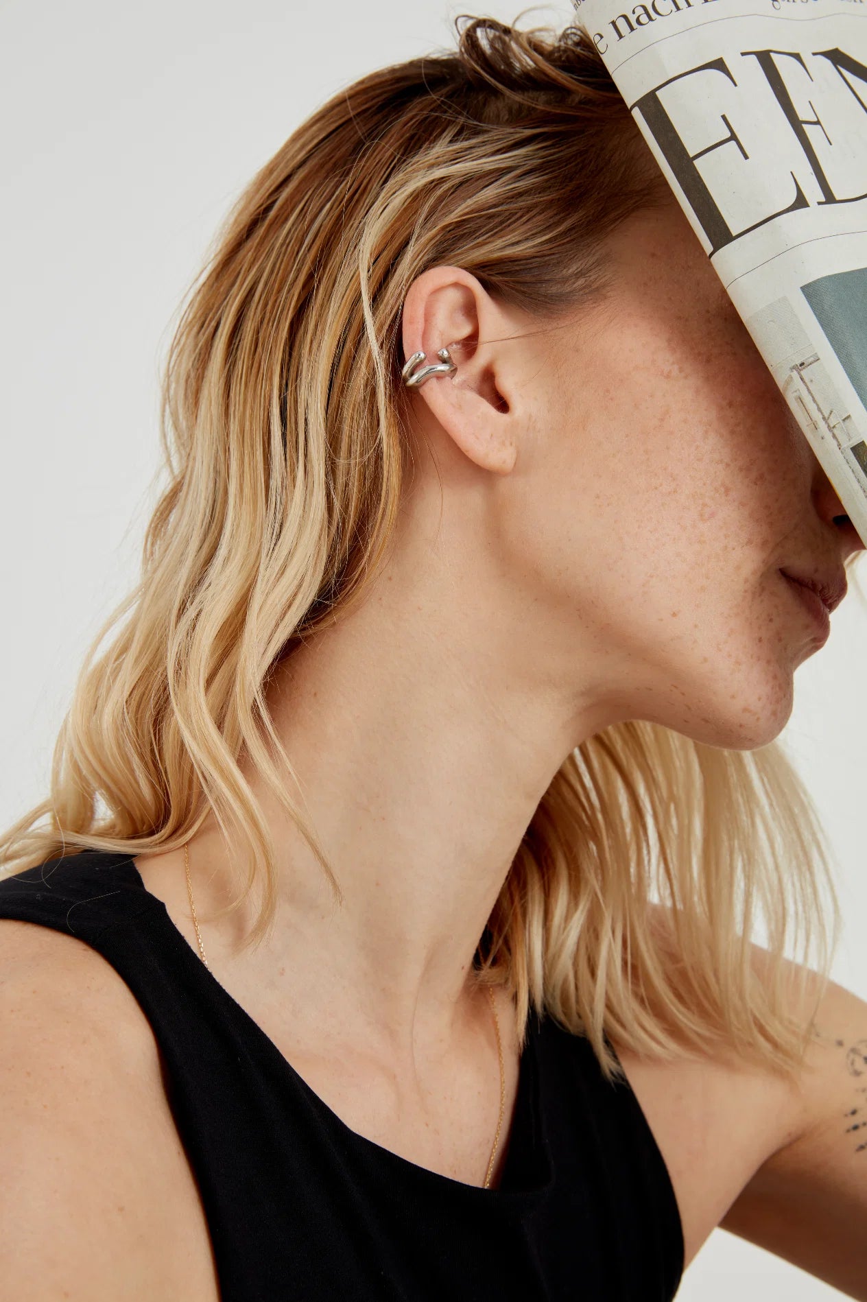 GLAN EAR CUFF SILVER