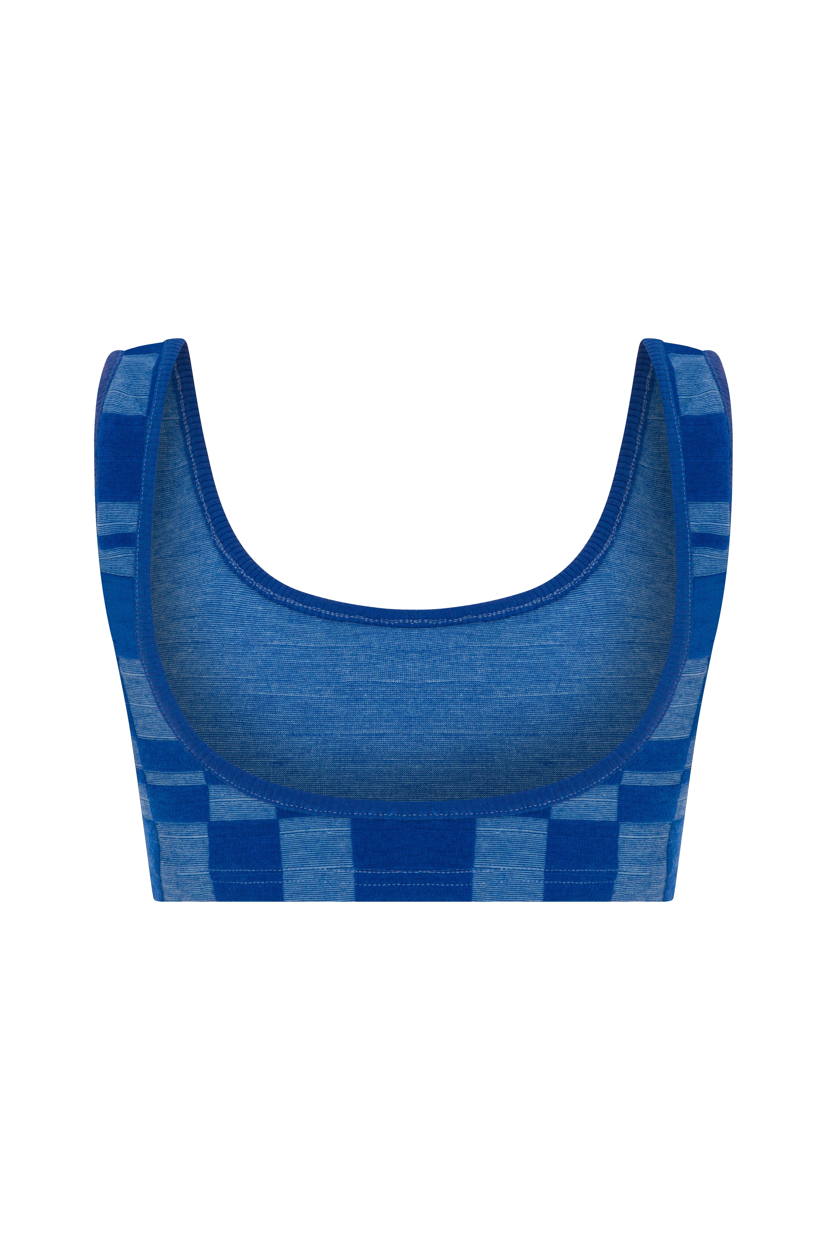 SQUARE BRA BLUE