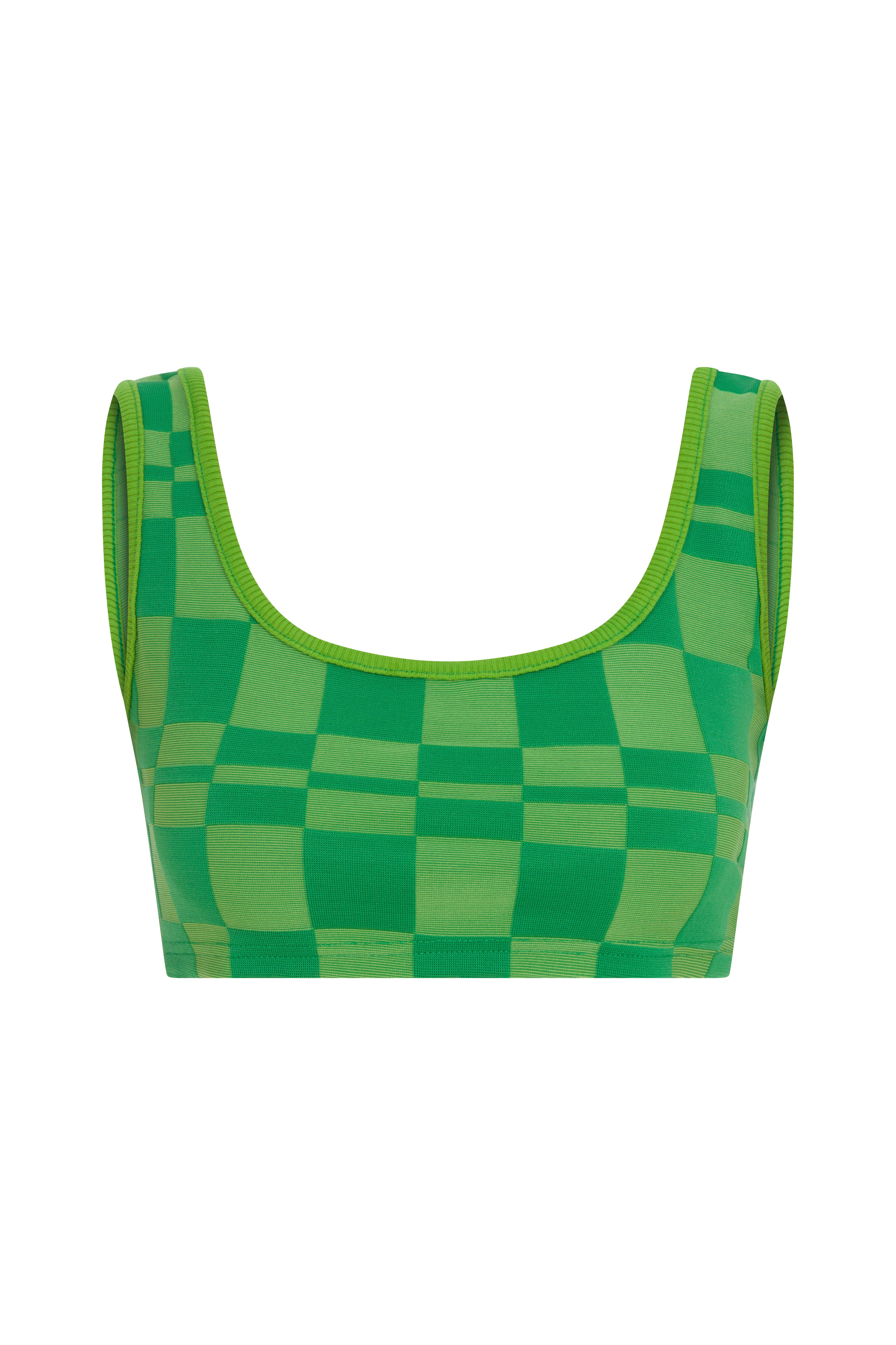 SQUARE BRA GREEN