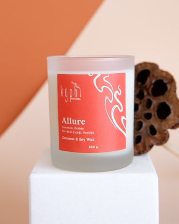 ‘'ALLURE ‘'Candle (Hindistan Cevizi ve Soya Wax Mum)