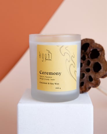 ‘'CEREMONY'' Candle (Hindistan Cevizi ve Soya Wax Mum)