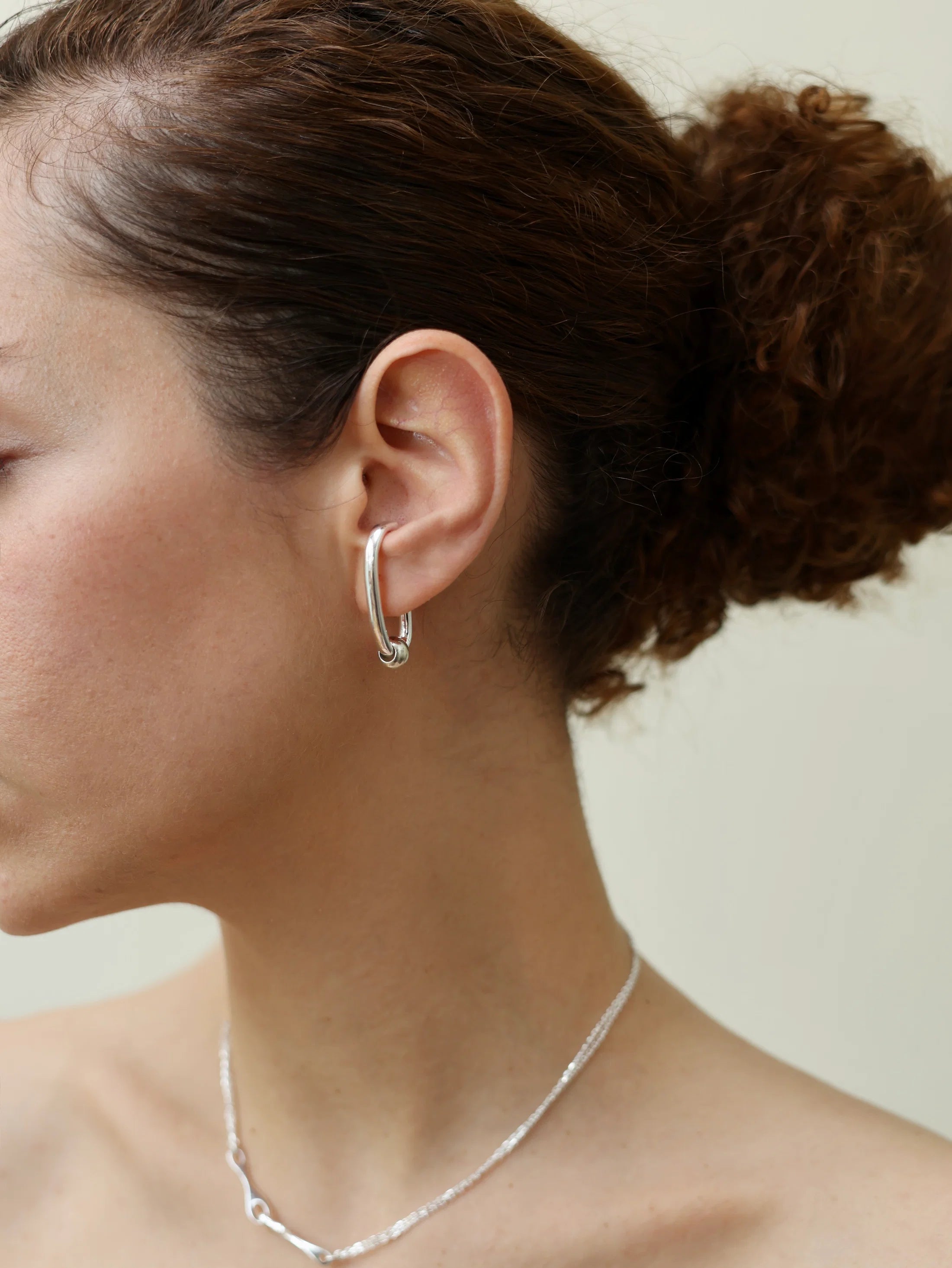 GILA EARRING SILVER