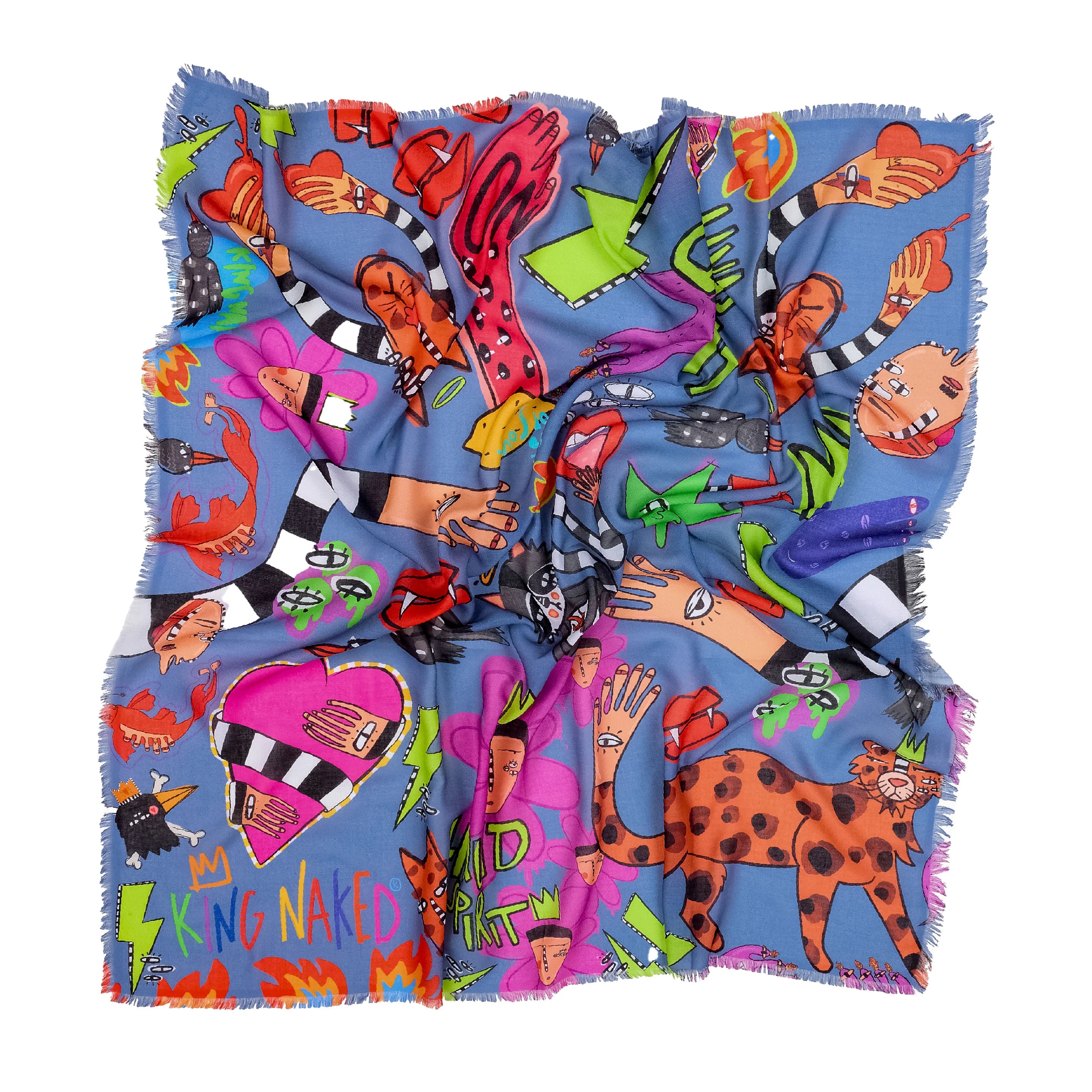 GIVE IT TO ME BUYUK KARE SOFT ŞAL / 110 CM