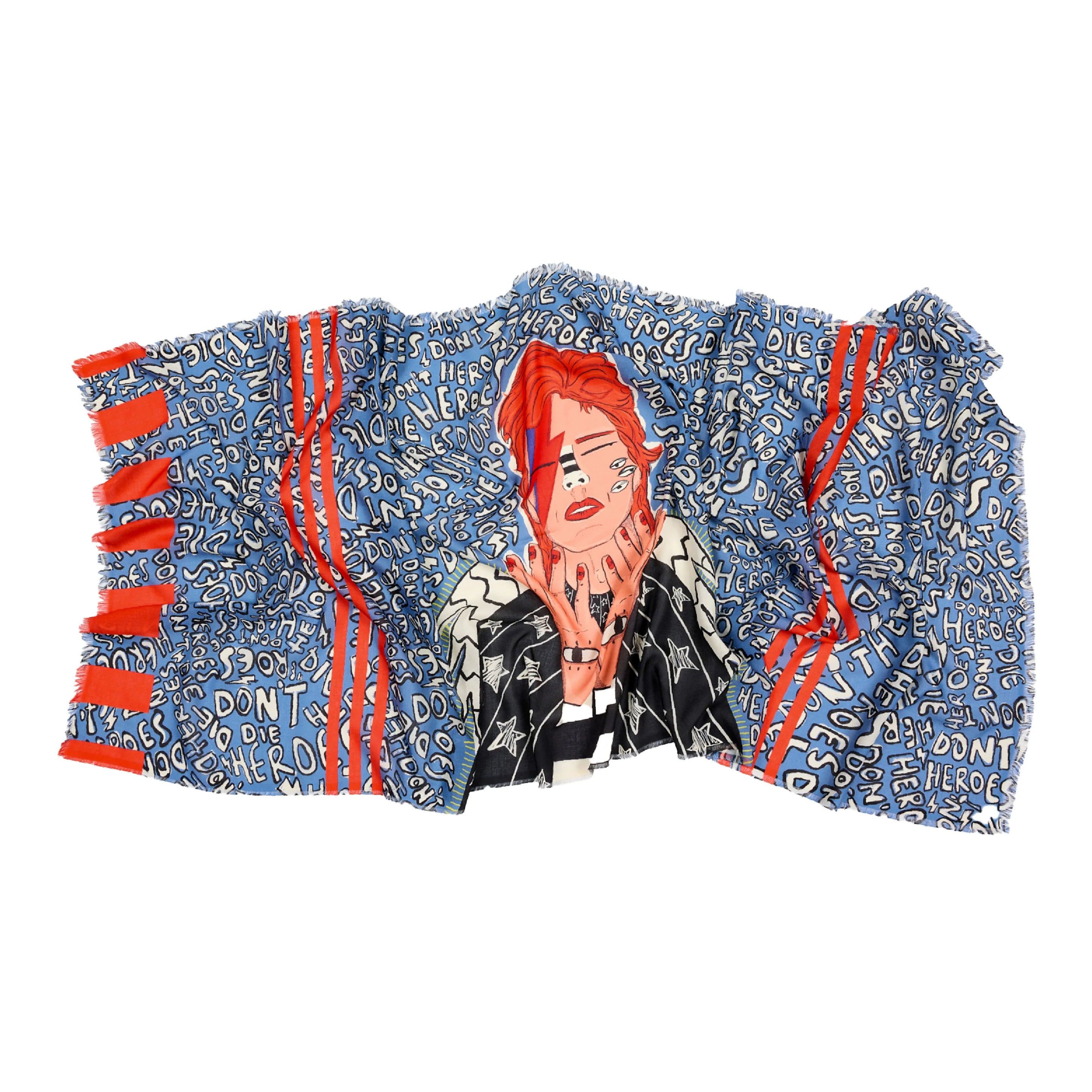 Heroes Don't Die Dikdörtgen Şal