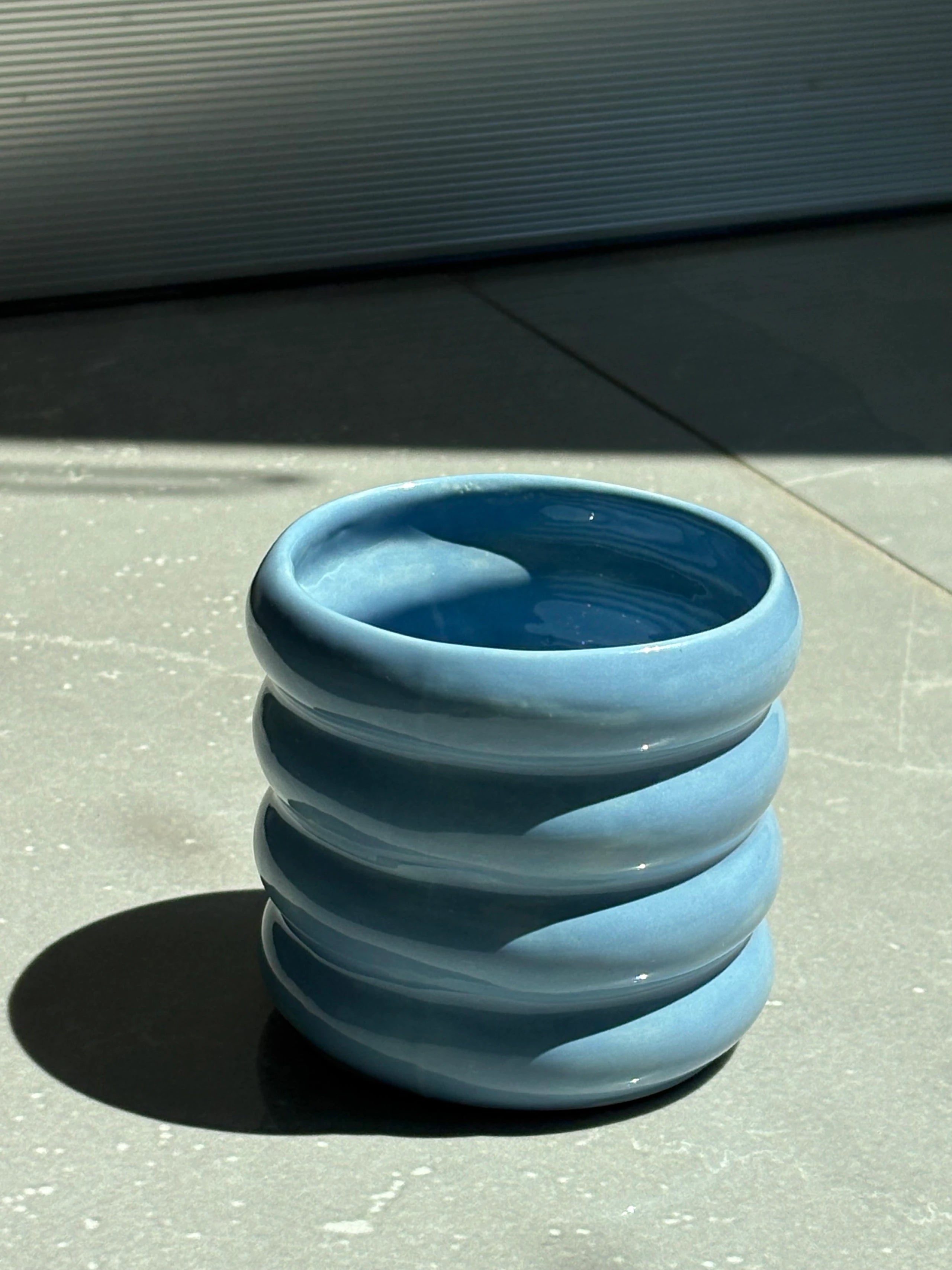 Ribbed Sky Mug