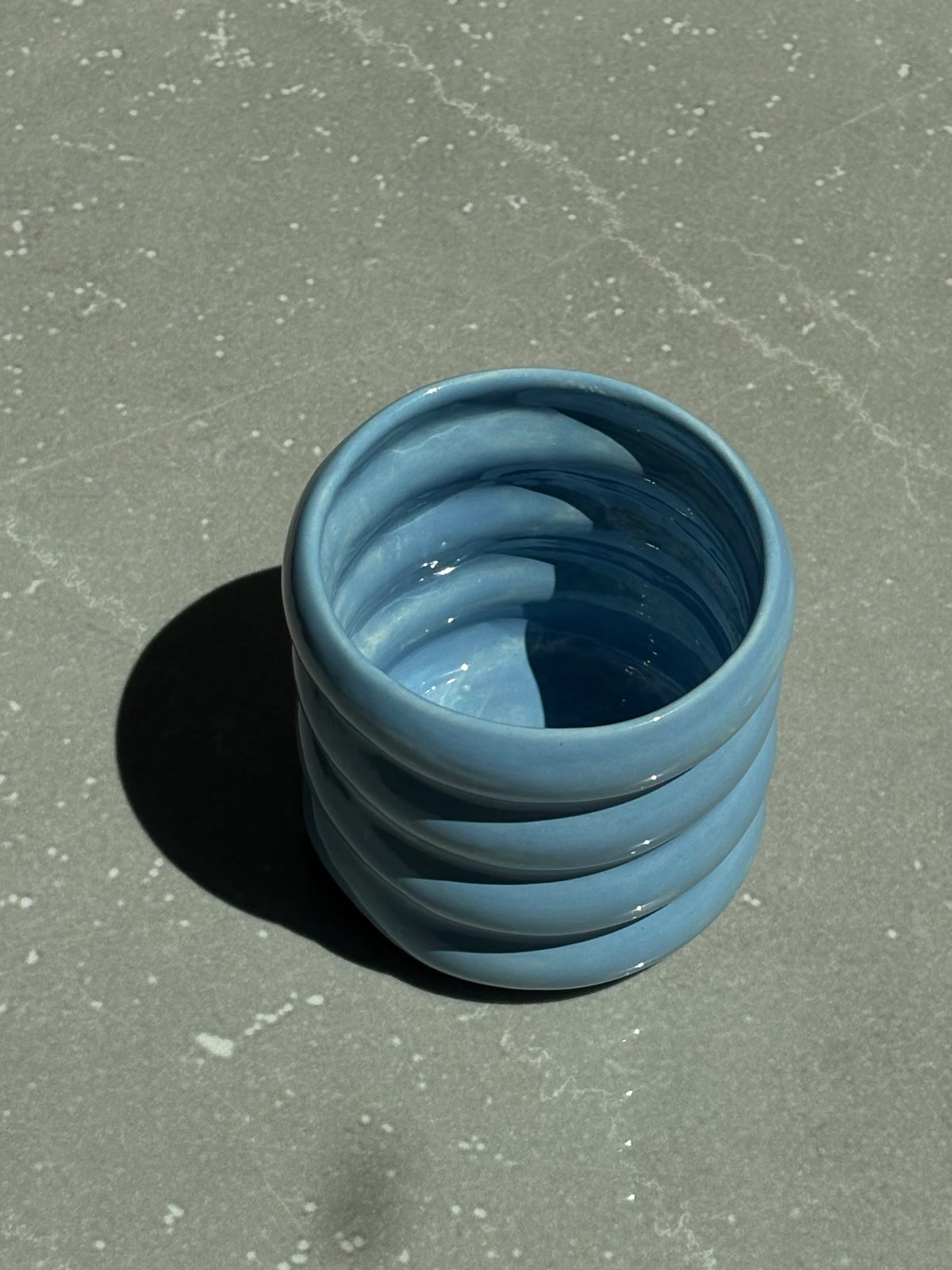 Ribbed Sky Mug